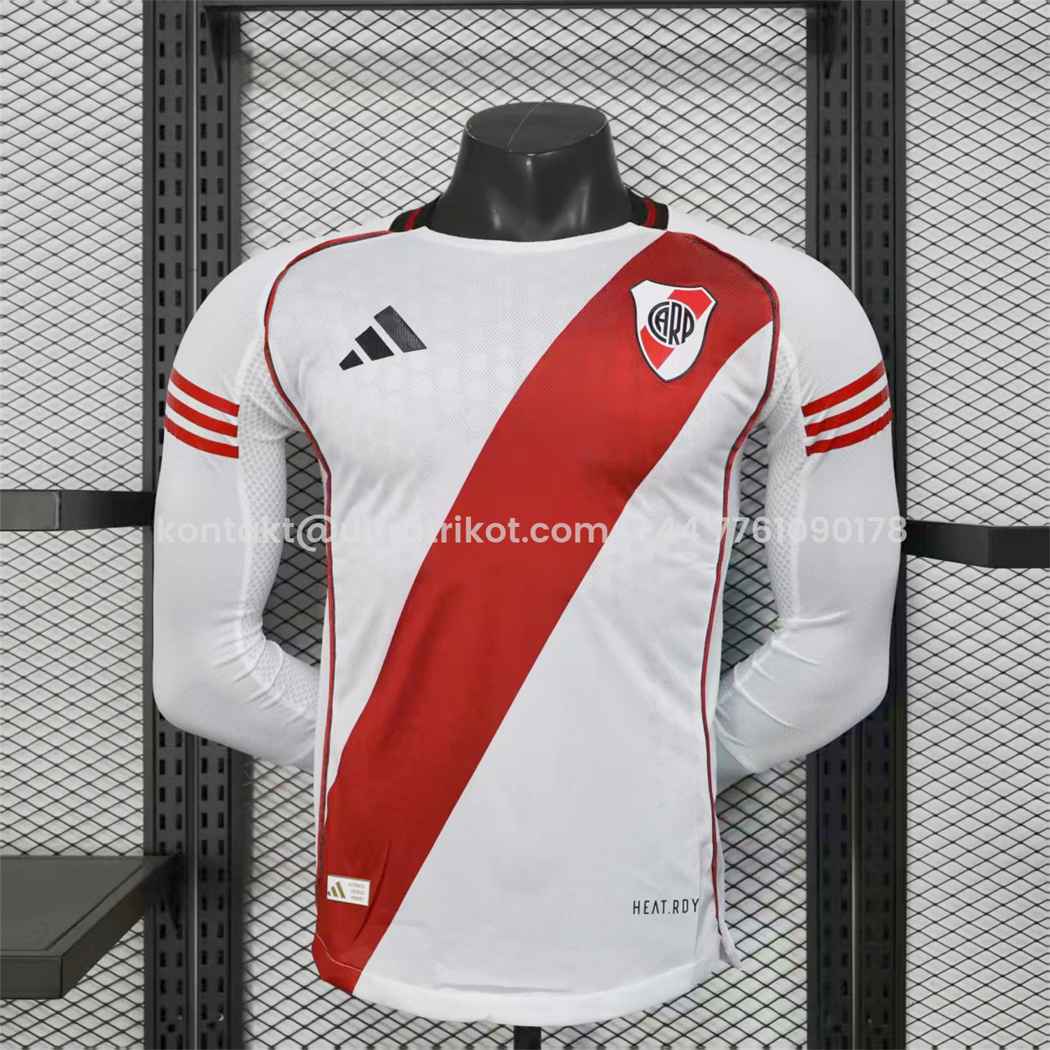 UltraTrikot-River Plate 25-26 Home Unsponsored Long Sleeves Jersey - Player Version