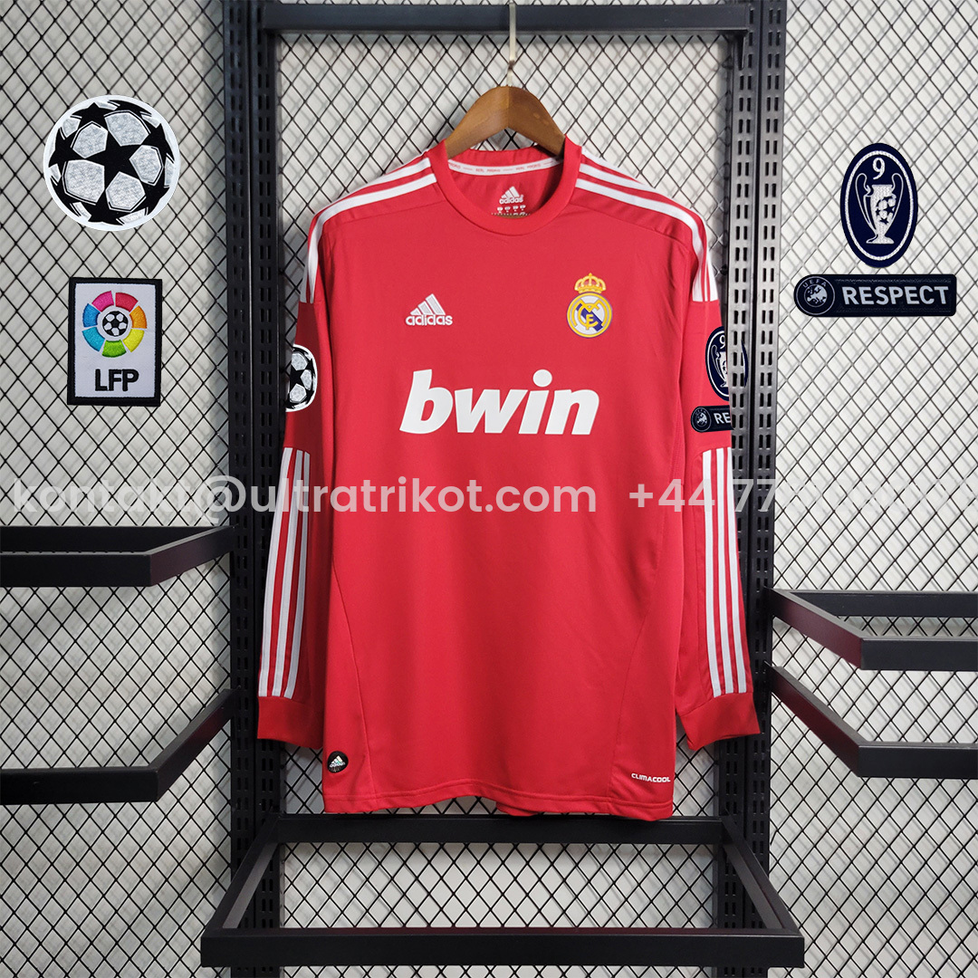 UltraTrikot-Retro Real Madrid 11-12 Third Away Long Sleeve Jersey