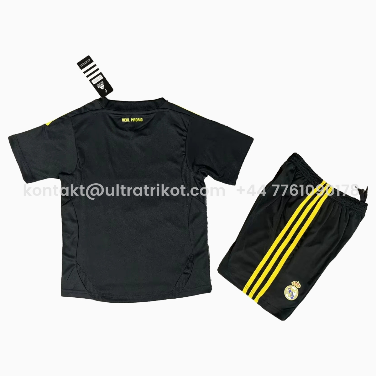 UltraTrikot-Retro Real Madrid 11-12 Black Goalkeeper Kids Kit