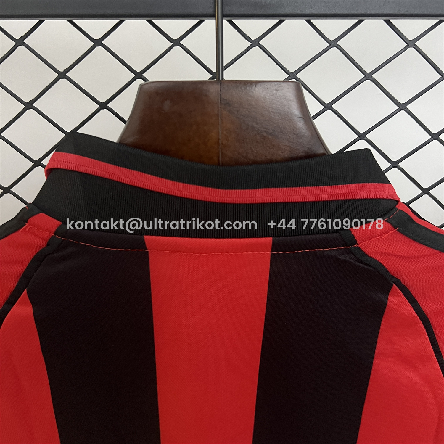 UltraTrikot-Retro AC Milan 1998-99 Home Kids Kit