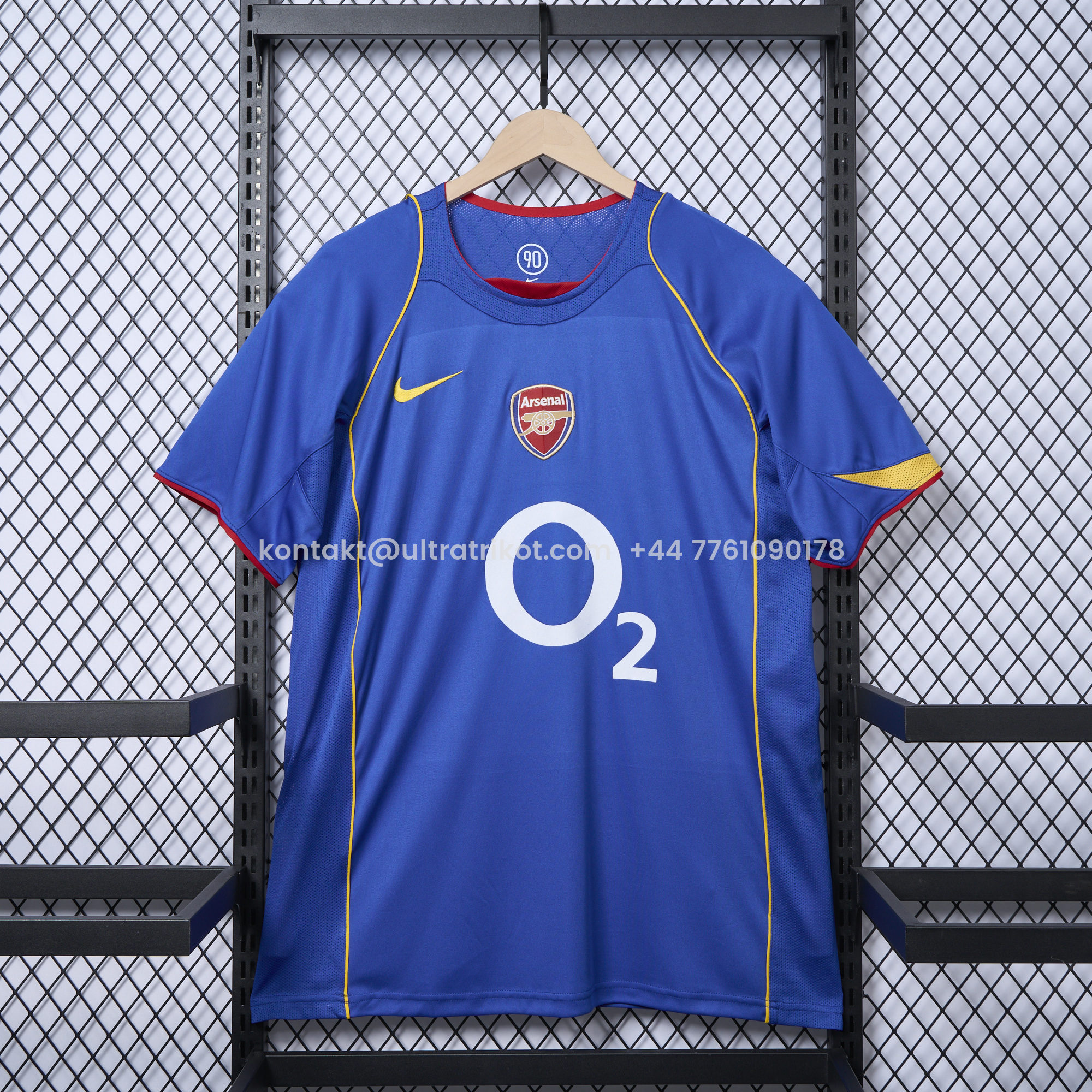 UltraTrikot-Retro Arsenal 2004-05 Away Stadium Jersey
