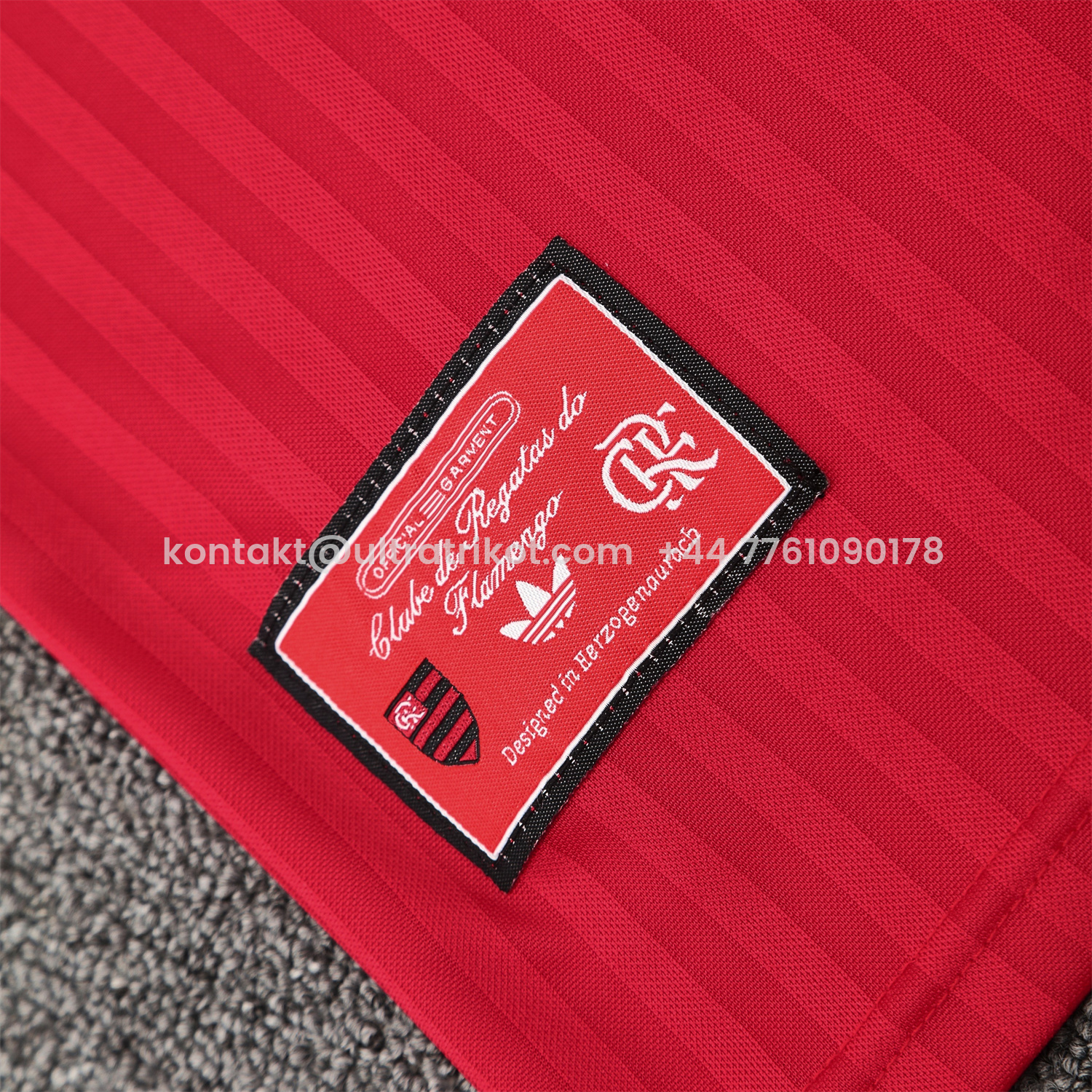 UltraTrikot-Flamengo 25-26 Short-Sleeve Training Set - Red Top & Black Shorts