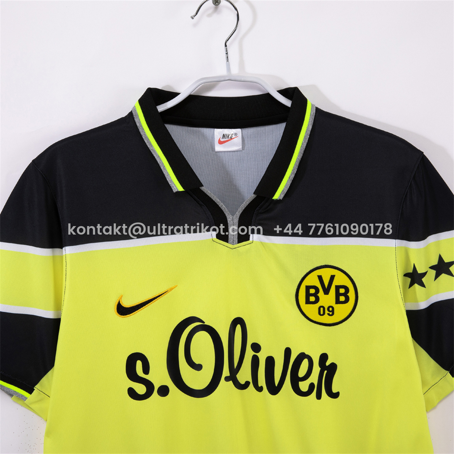 UltraTrikot-Retro Dortmund 1997-98 Home Jersey