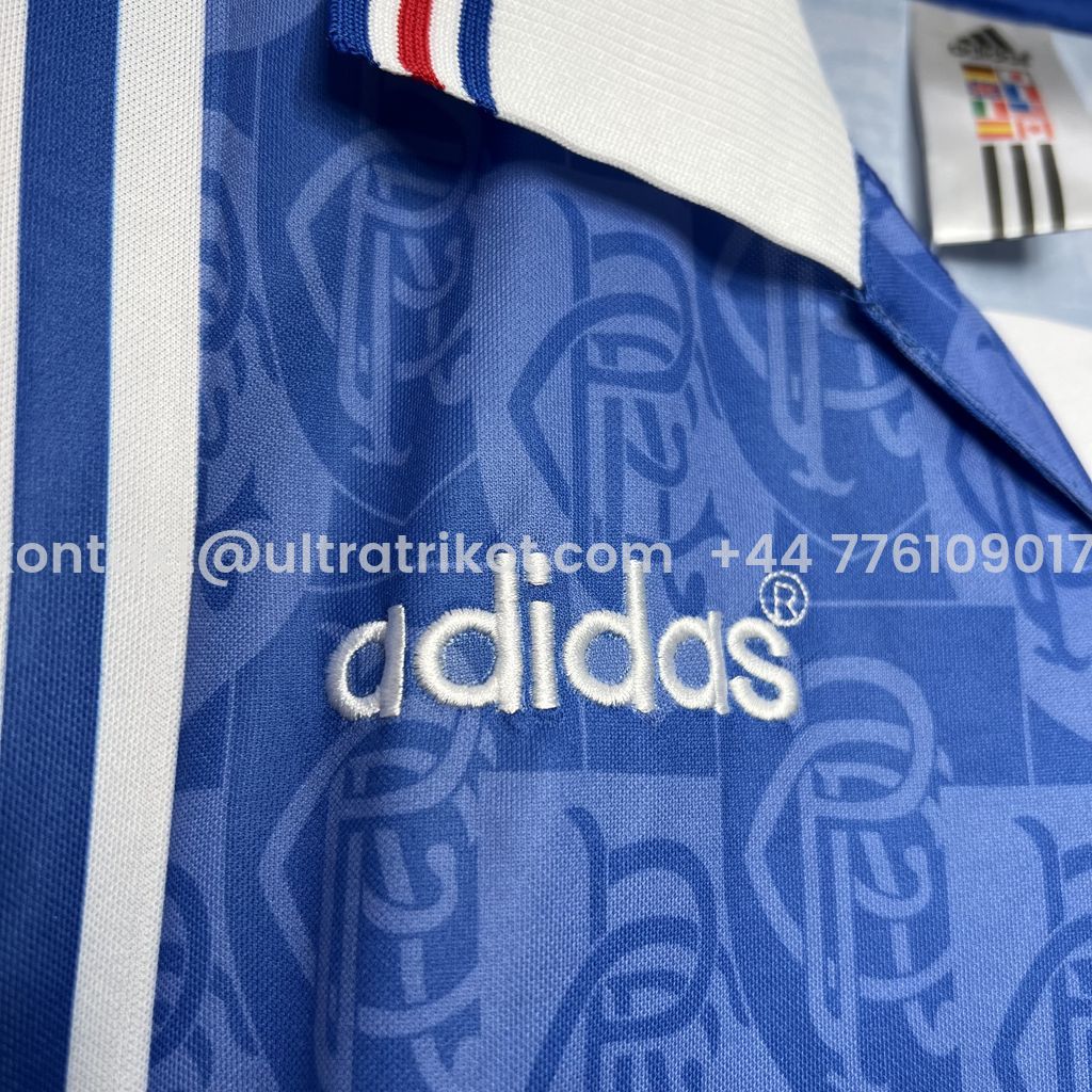 UltraTrikot-Retro Glasgow Rangers 1996-97 Home Stadium Jersey