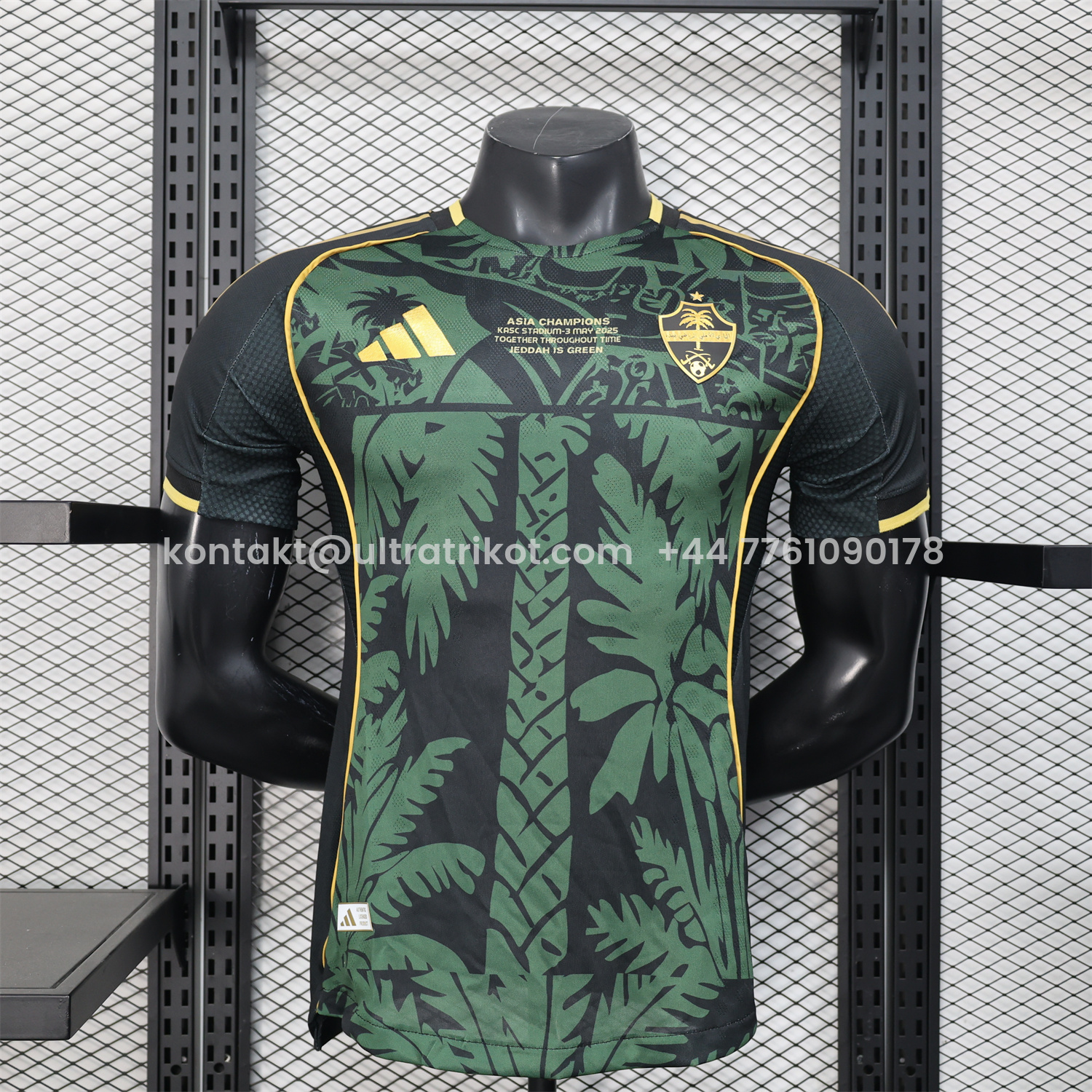 UltraTrikot-Al-Ahli SFC Jeddah Nationals 25-26 Champion Green Special Jersey - Player Version