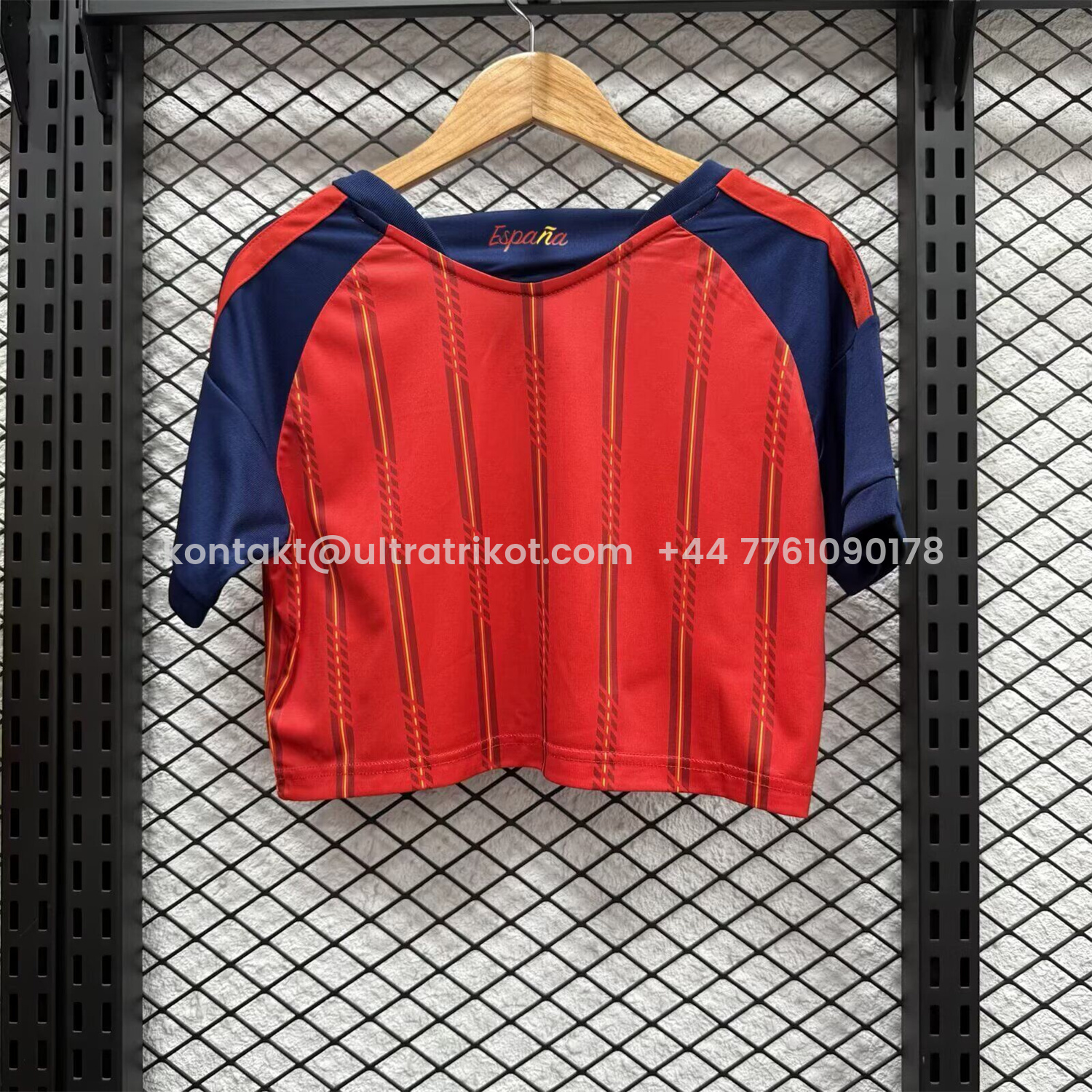 UltraTrikot-Women's Spain 2026 Home Cropped Jersey