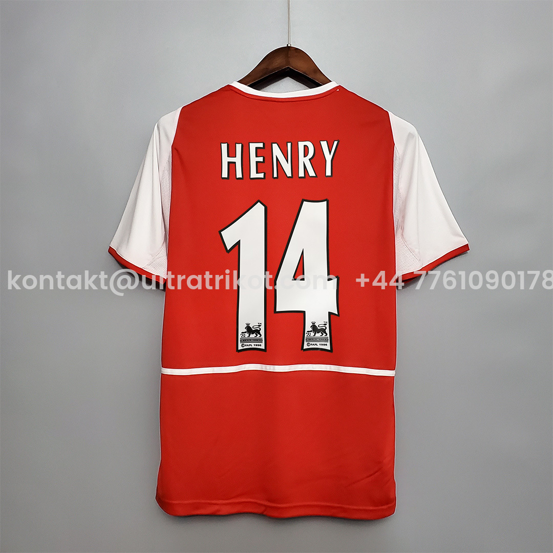 UltraTrikot-Retro Arsenal 02-04 Home Stadium Jersey