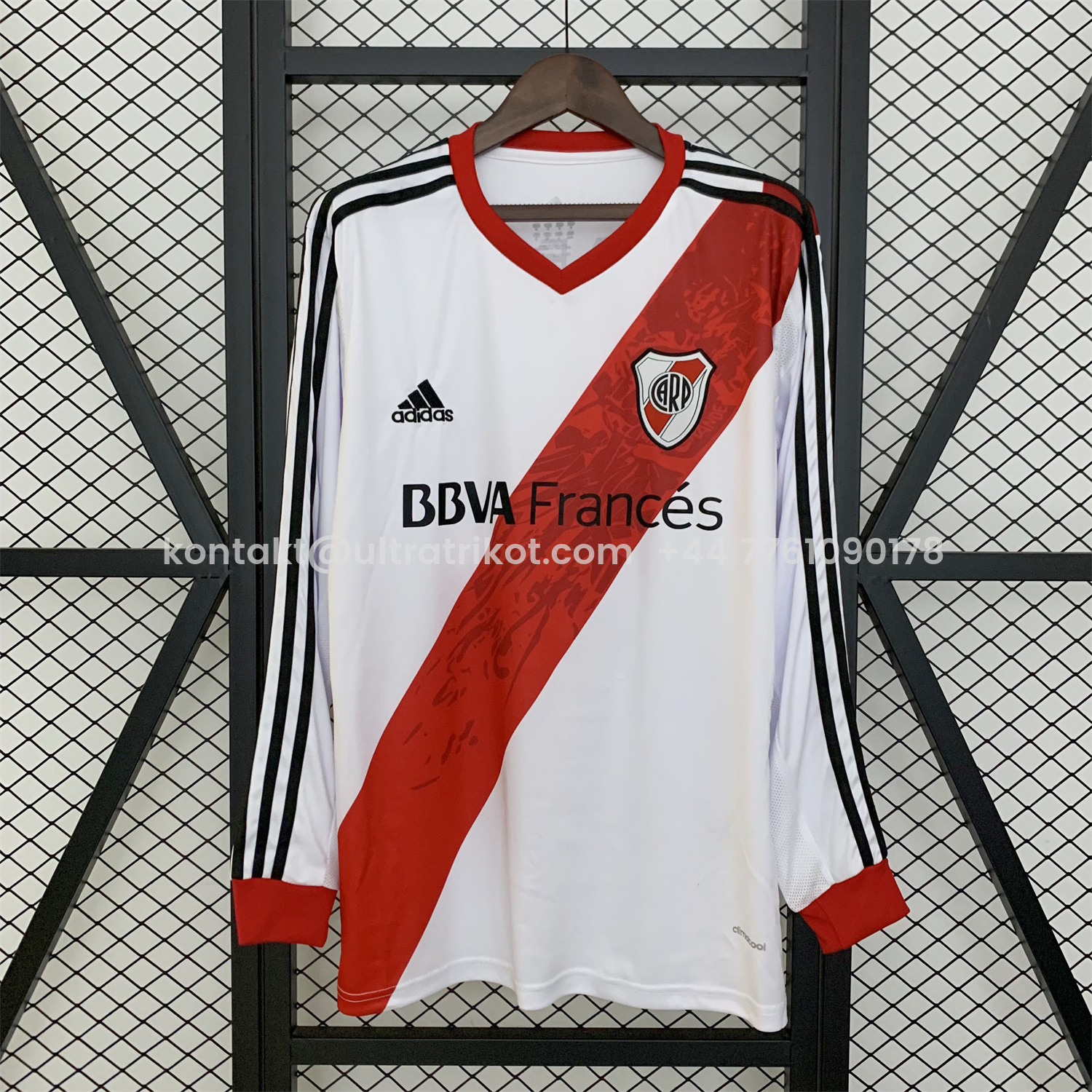 UltraTrikot-Retro River Plate 2013-14 Home Long Sleeves Jersey