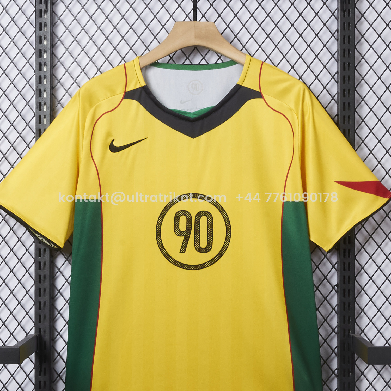 UltraTrikot-Brazil 25-26 Retro Style Total 90 Yellow Jersey - Fans Version