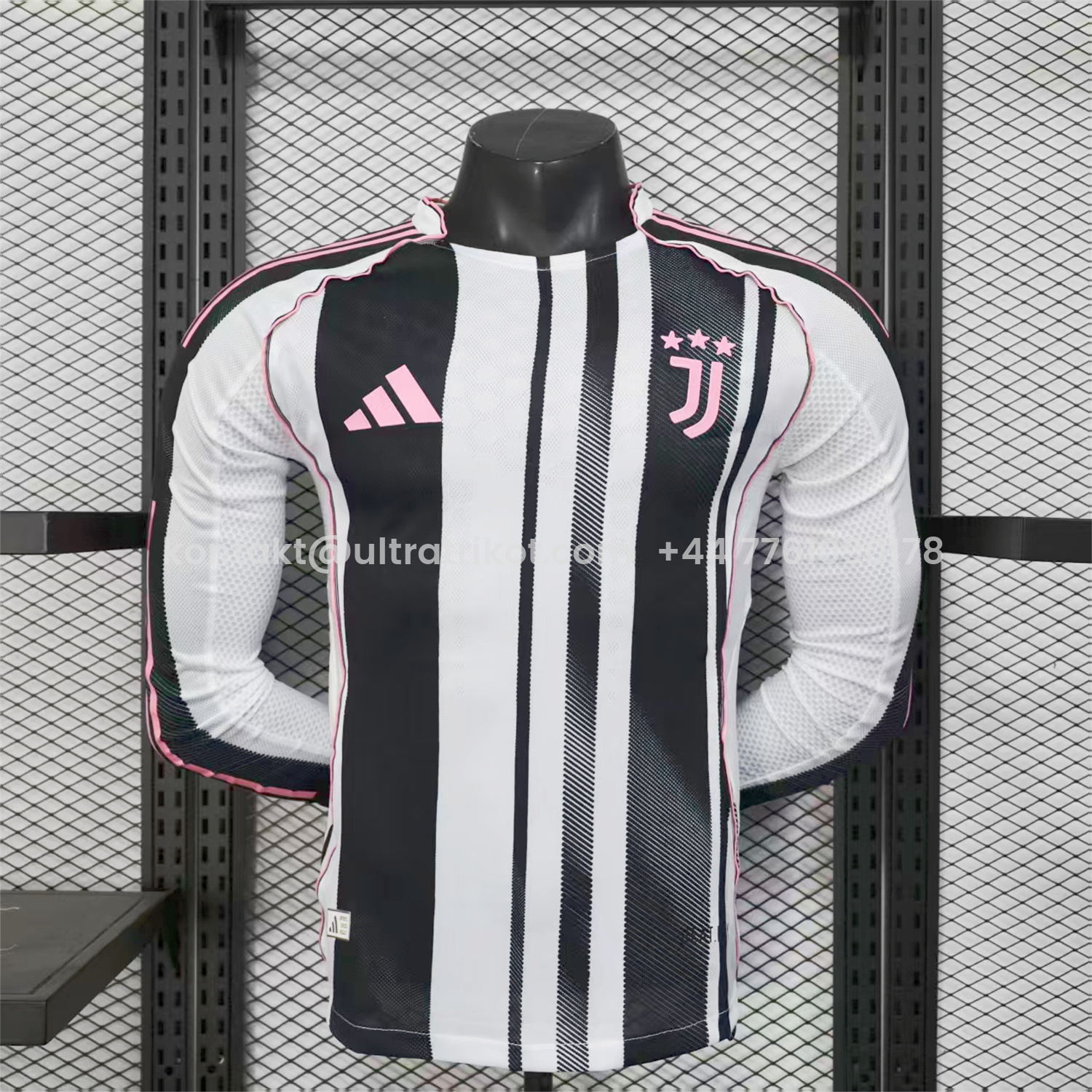 UltraTrikot-Juventus 25-26 Home Unsponsored Long Sleeves Jersey - Player Version
