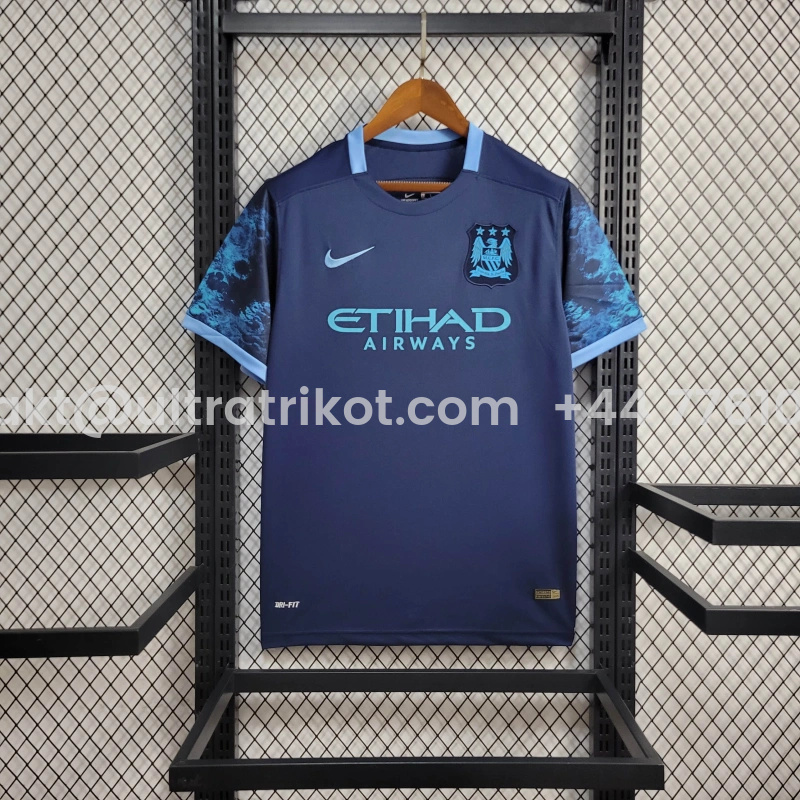 UltraTrikot-Retro Manchester City 2015-16 Away Stadium Jersey