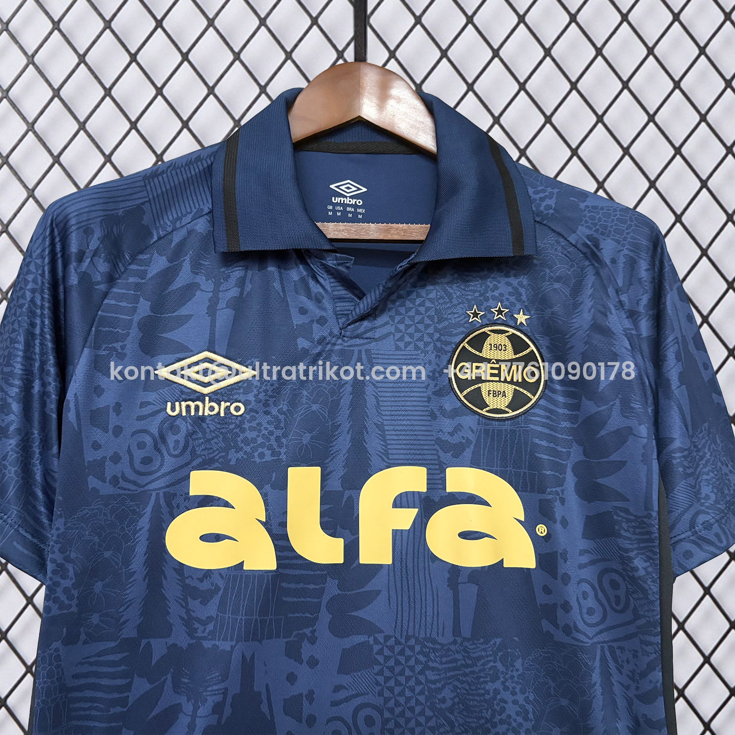 UltraTrikot-Gremio 25-26 Third Dark Blue Jersey - Fans Version