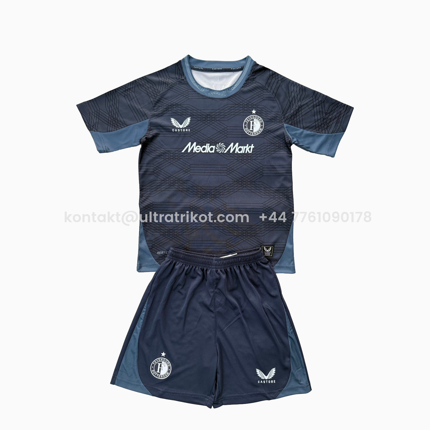 UltraTrikot-Feyenoord 25-26 Away Men's Adult Jersey Set - Fans Version