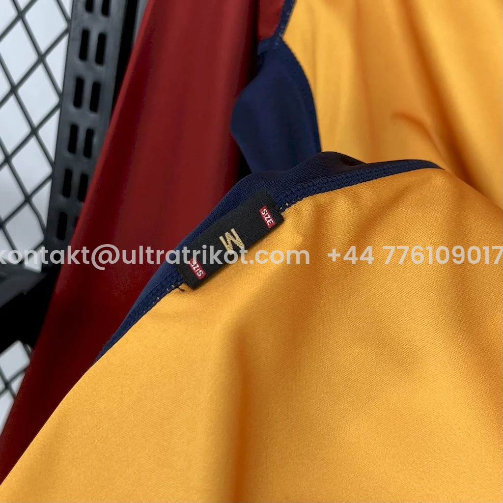 UltraTrikot-Retro Roma 2001-02 Home Long Sleeves Jersey