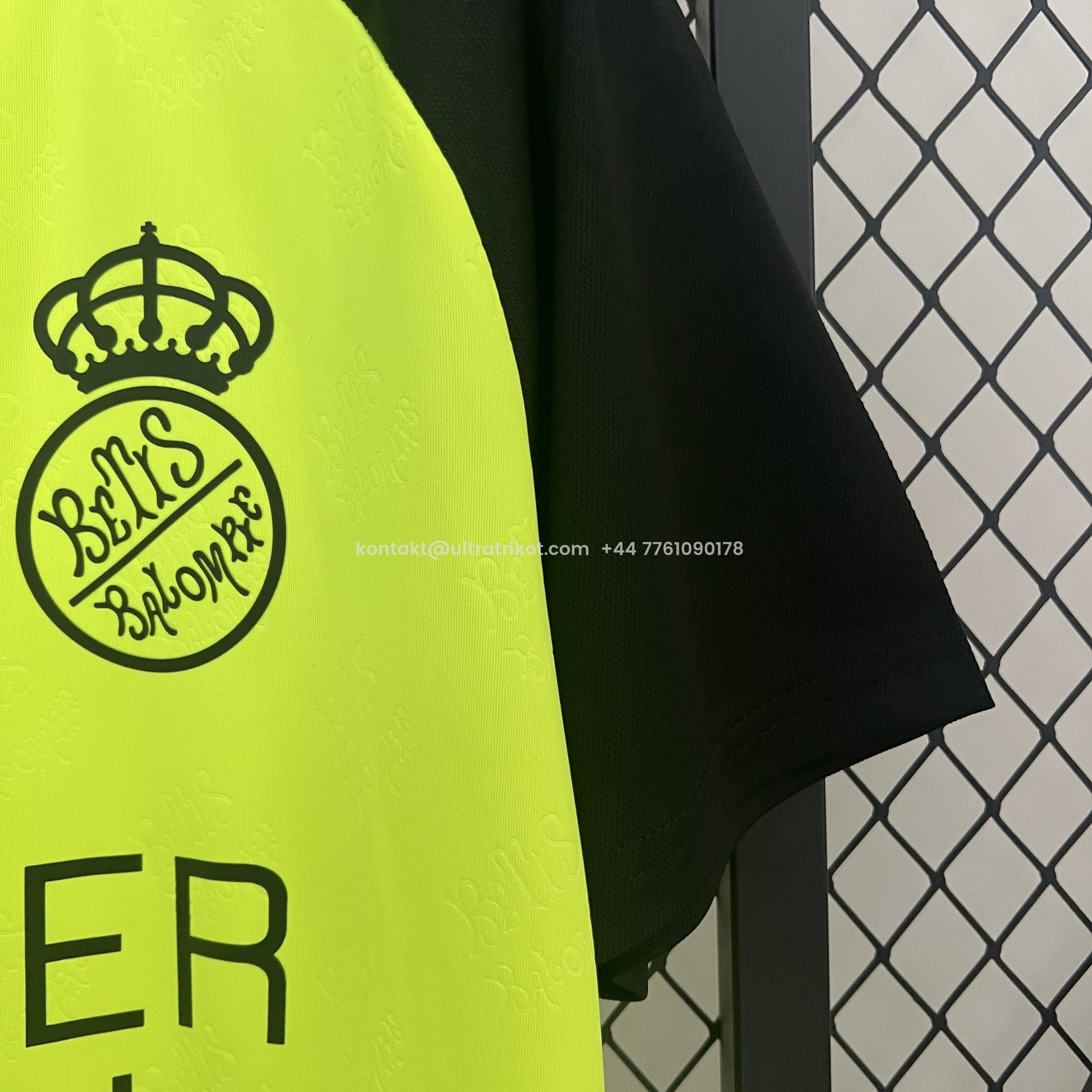 UltraTrikot-Real Betis 24-25 Away Jersey with Sponsor - Fans Version