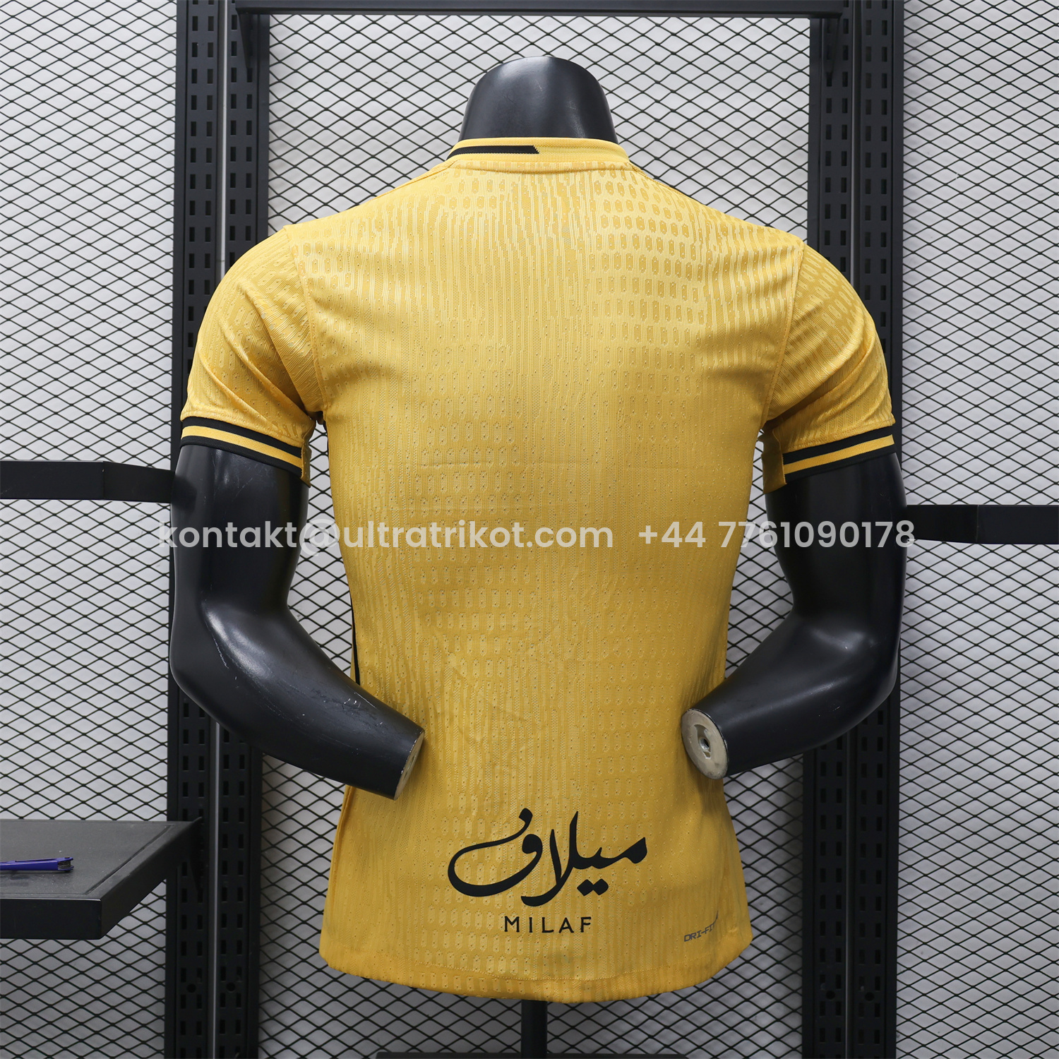 UltraTrikot-Al Ittihad Jeddah United 25-26 Third Yellow Jersey - Player Version