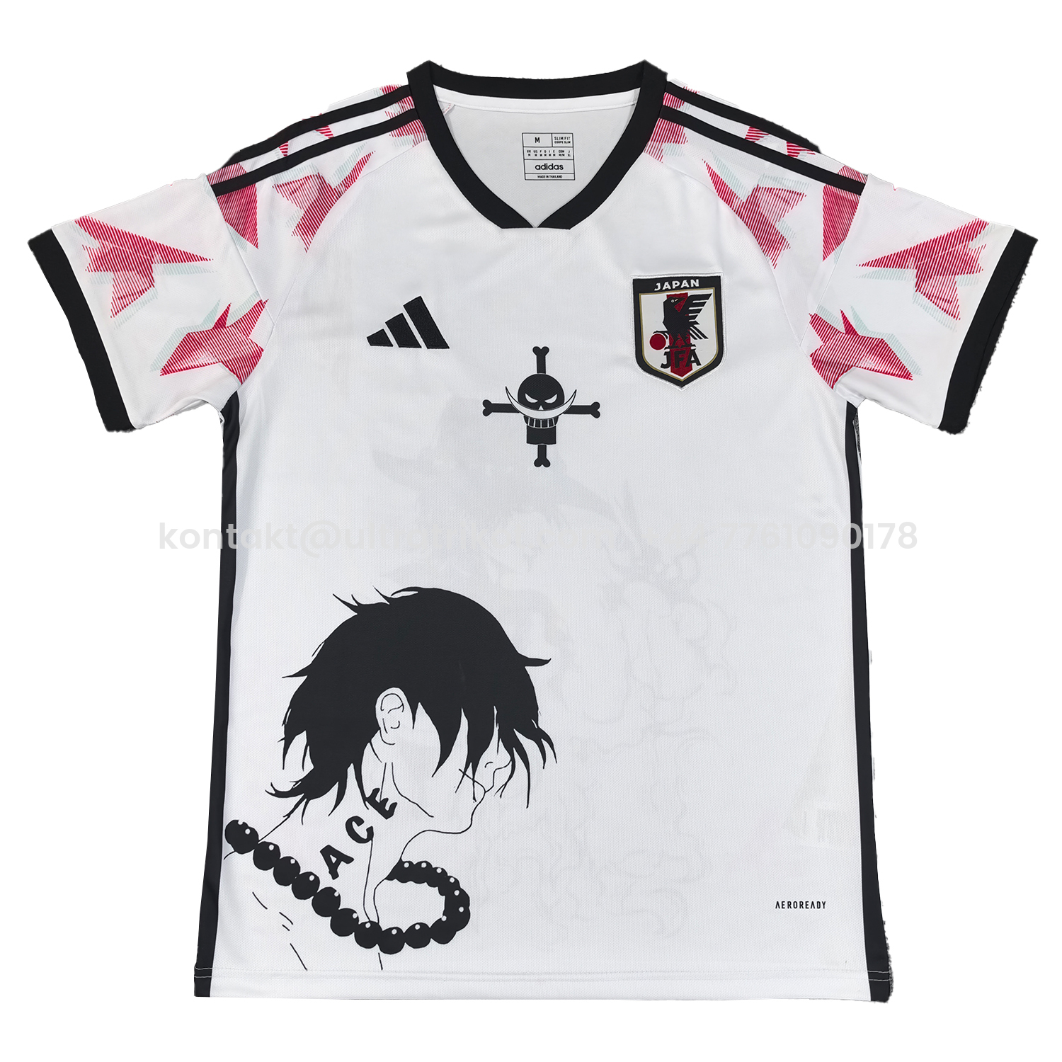 UltraTrikot-Japan 25-26 Ace Silhouette White Jersey - Fans Version