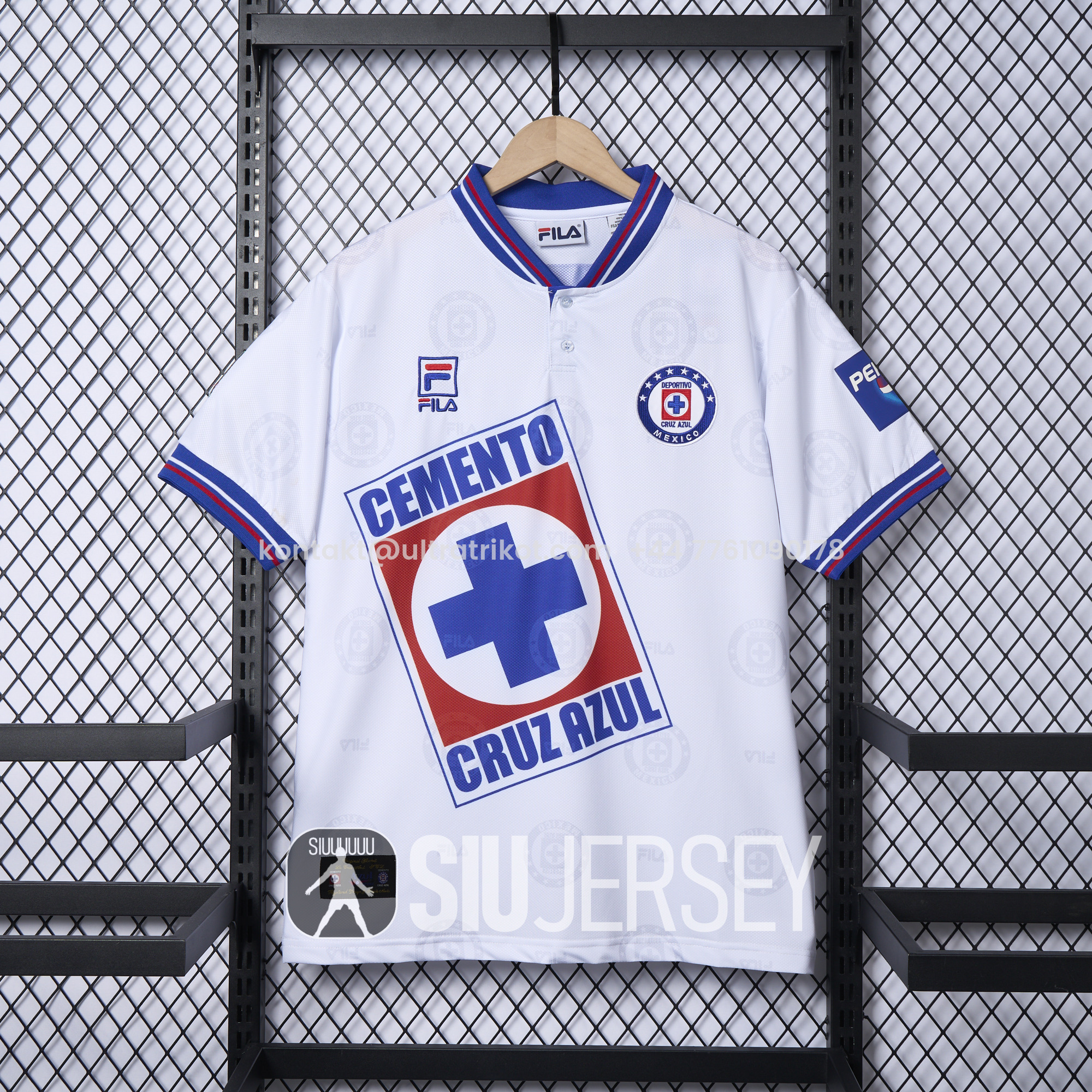 UltraTrikot-Retro Cruz Azul 1998-99 Away Jersey - Fans Version