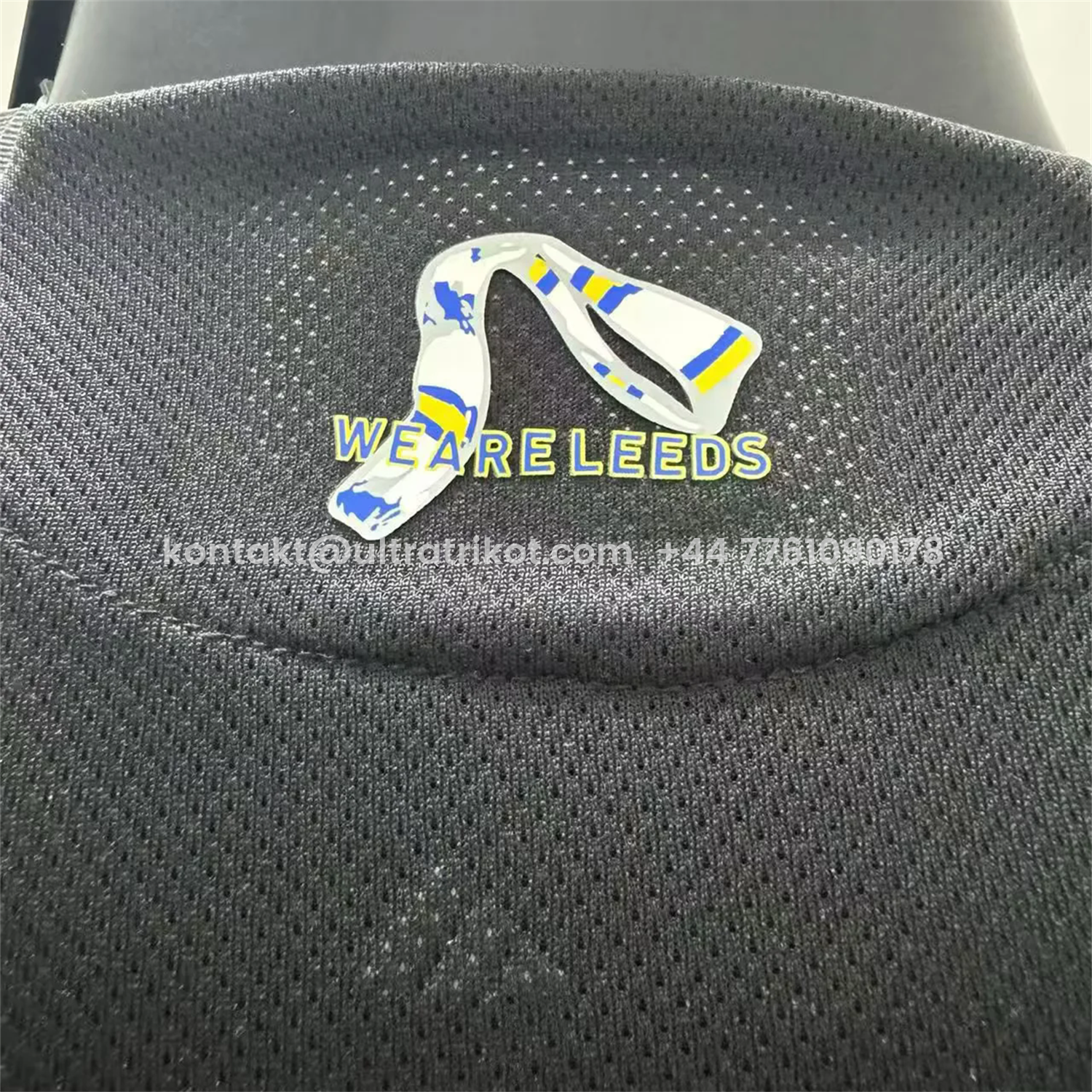 UltraTrikot-Leeds United 25-26 Third Black Jersey - Player Version