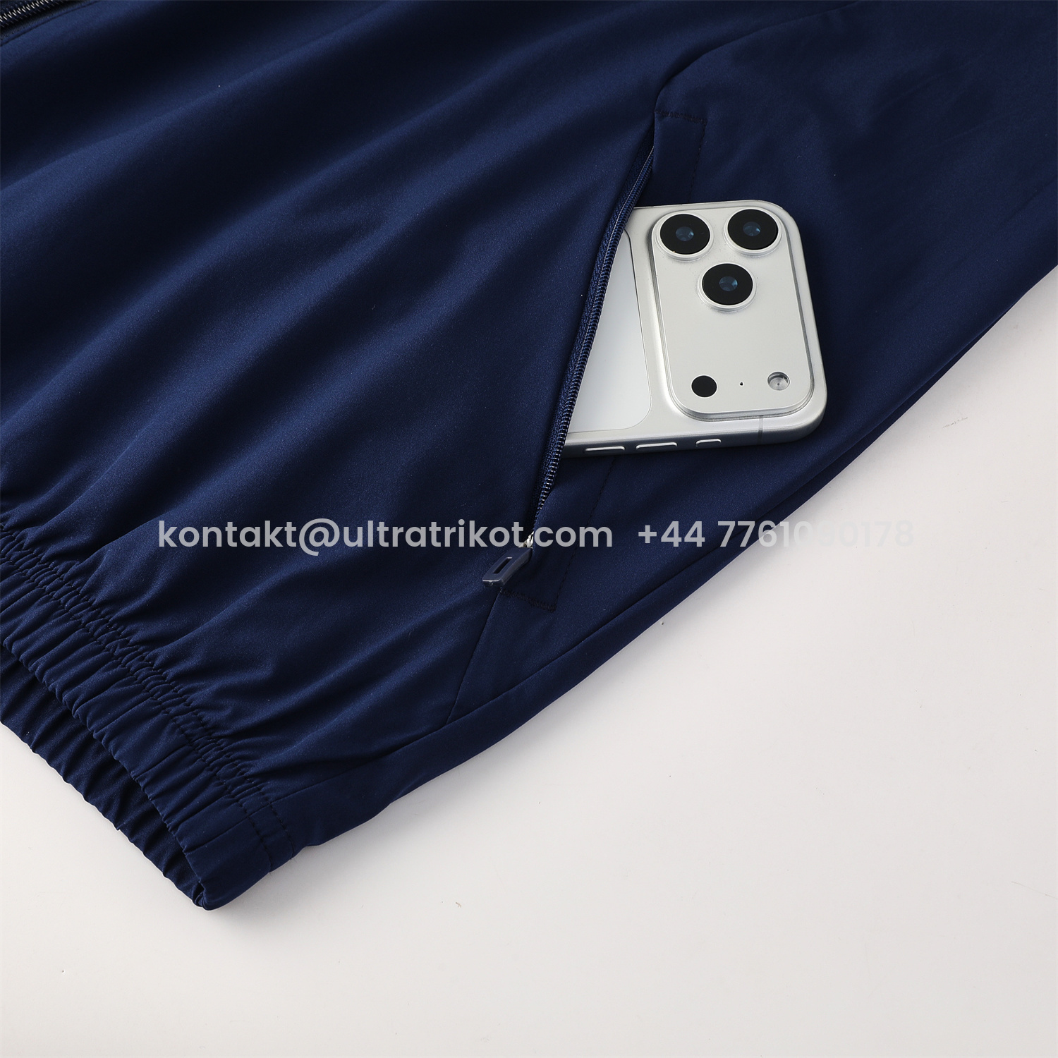 UltraTrikot-Argentina 2026 Hooded Windbreaker Training Set - Dark Blue Top & Pants