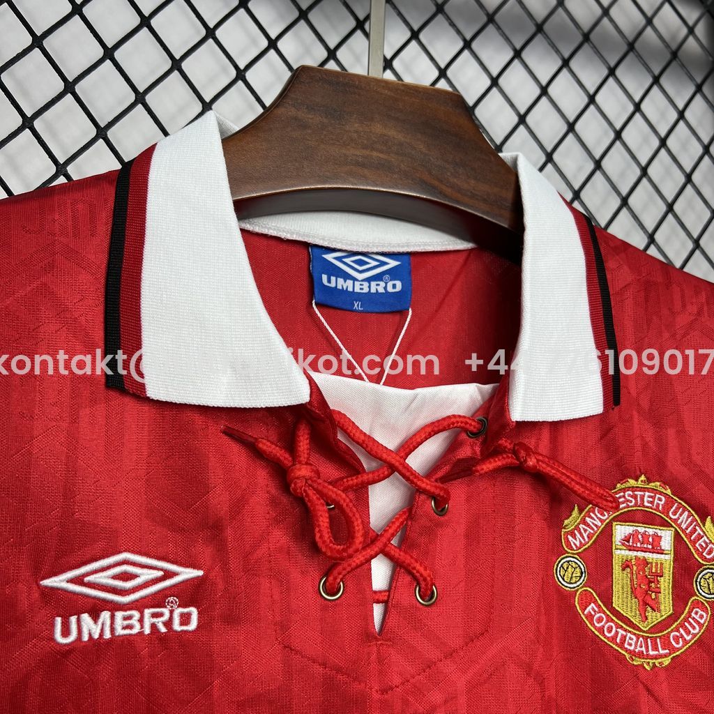 UltraTrikot-Retro Manchester United 1992-94 Home Jersey