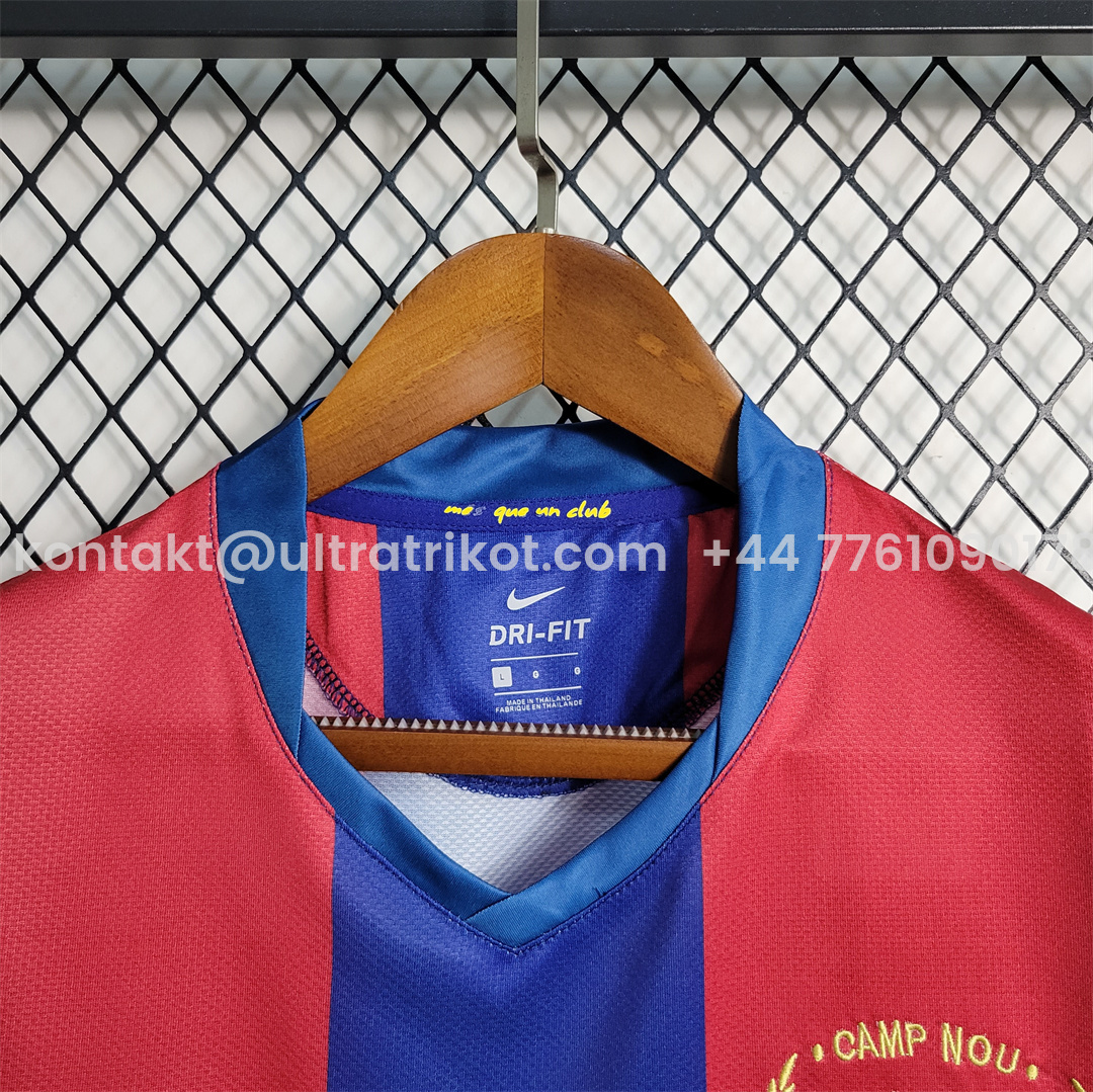UltraTrikot-Retro Barcelona 07-08 Home Stadium Jersey