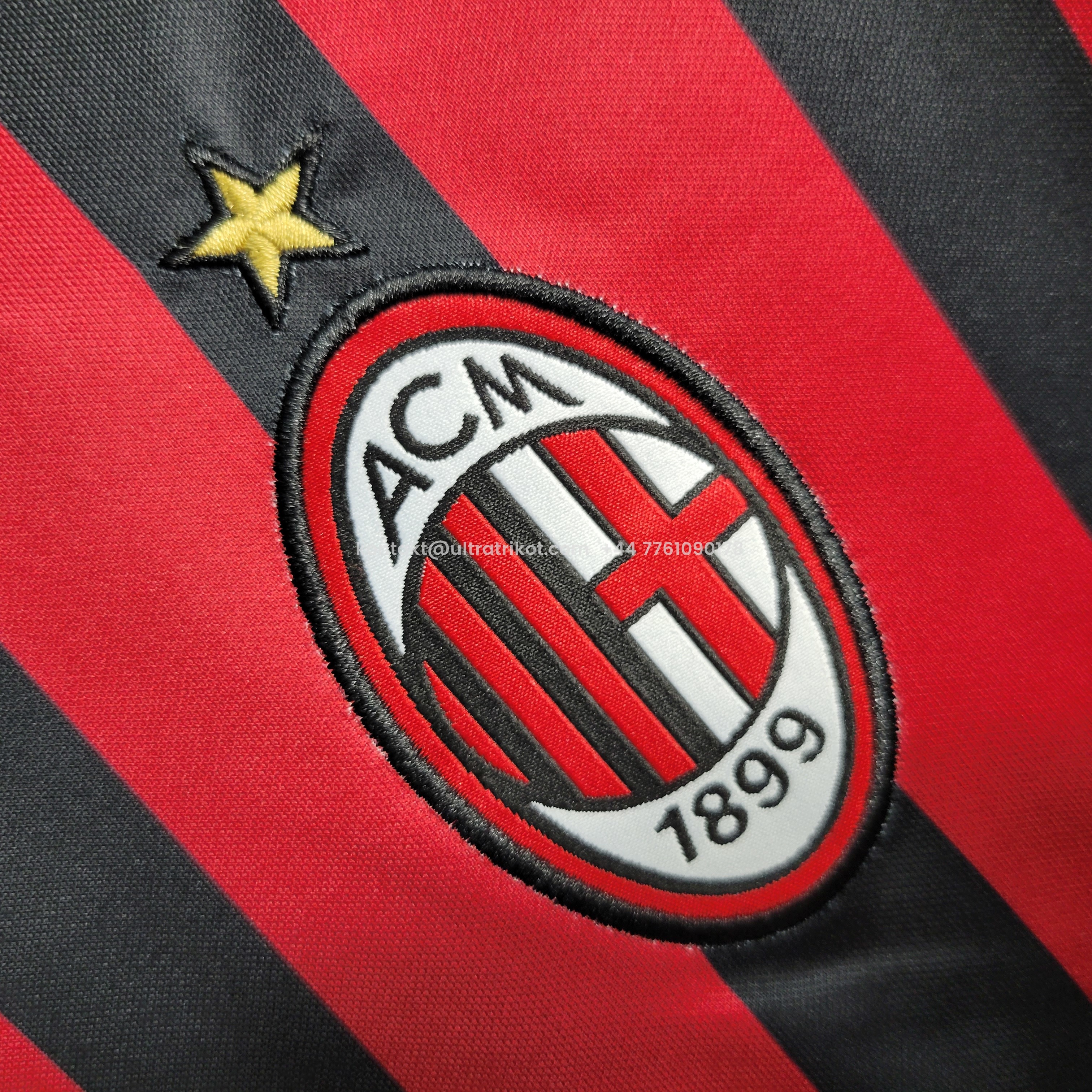 UltraTrikot-Retro AC Milan 2016-17 Home Stadium Jersey