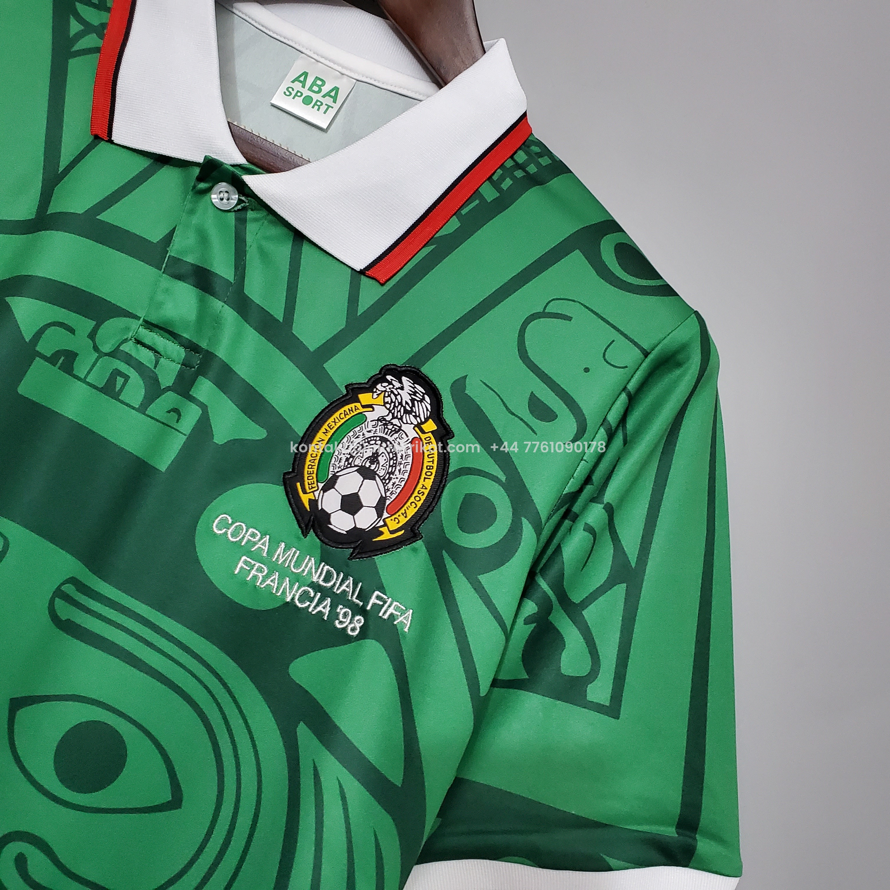 UltraTrikot-Retro Mexico 1998 Home Jersey