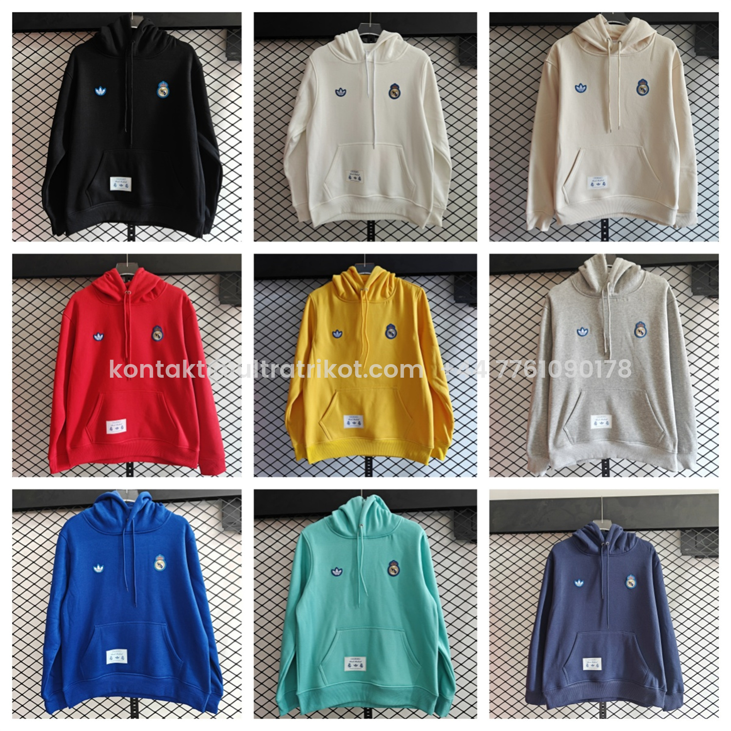 UltraTrikot-Real Madrid 25-26 Originals Terrace Icon Unisex Pullover Hoodie