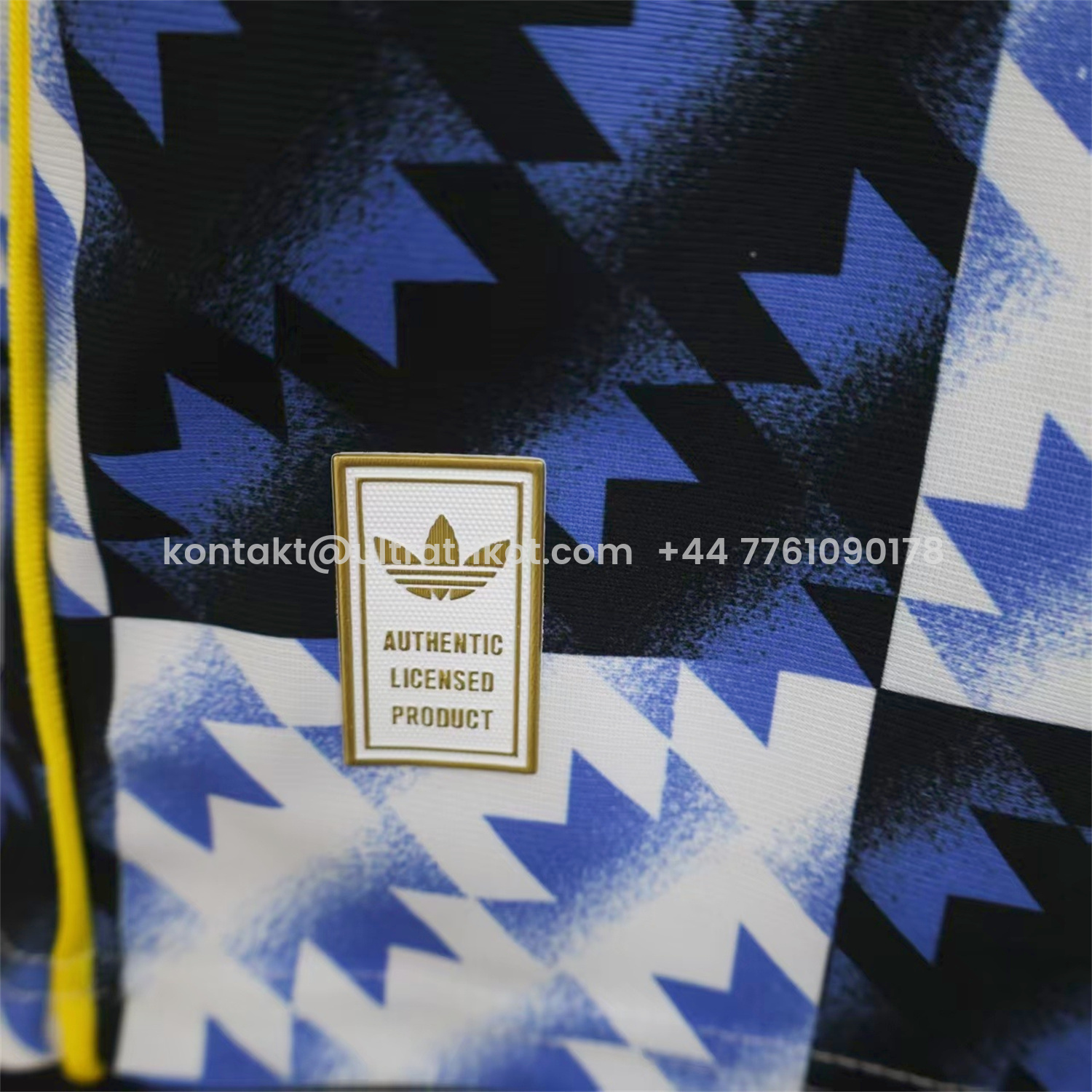 UltraTrikot-Manchester United 25-26 Blue And Black Checkerboard Special Jersey - Player Version