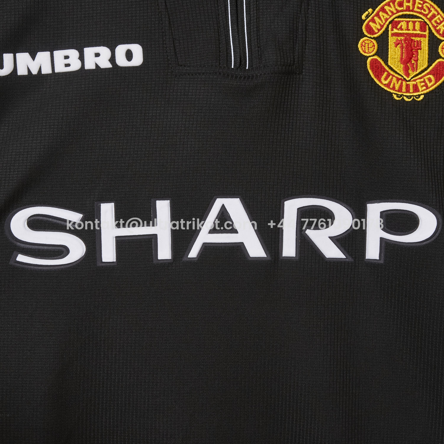 UltraTrikot-Retro Manchester United 1998-99 Black Jersey