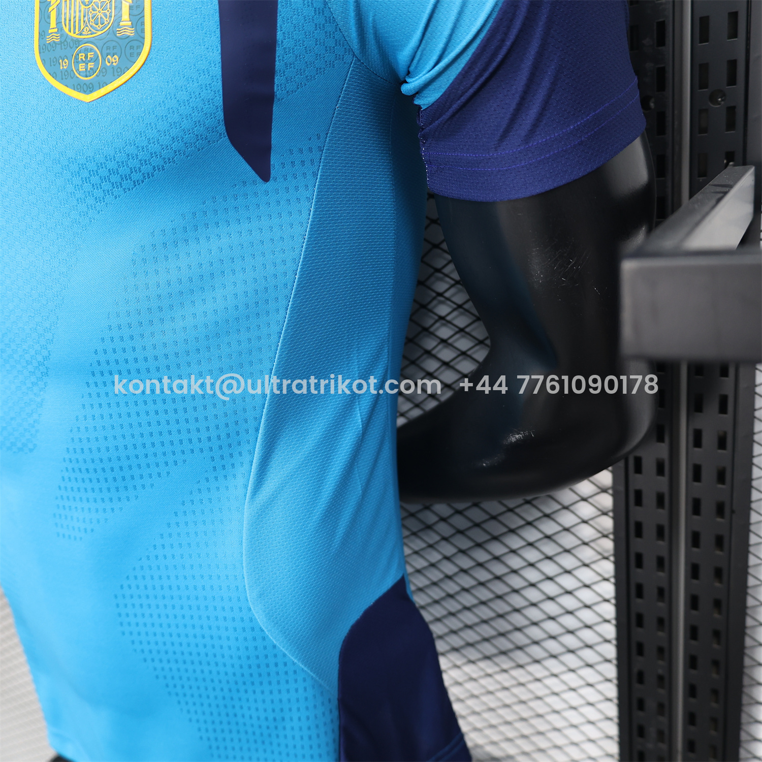 UltraTrikot-Spain 2026 Blue Pre-Match Training Jersey - Player Version