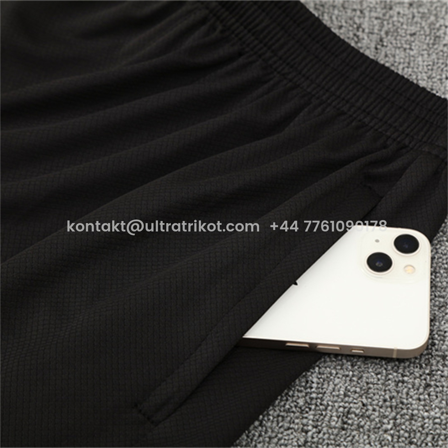 UltraTrikot-Brazil 25-26 Kids Short-Sleeve Training Set - Orange Top & Black Shorts