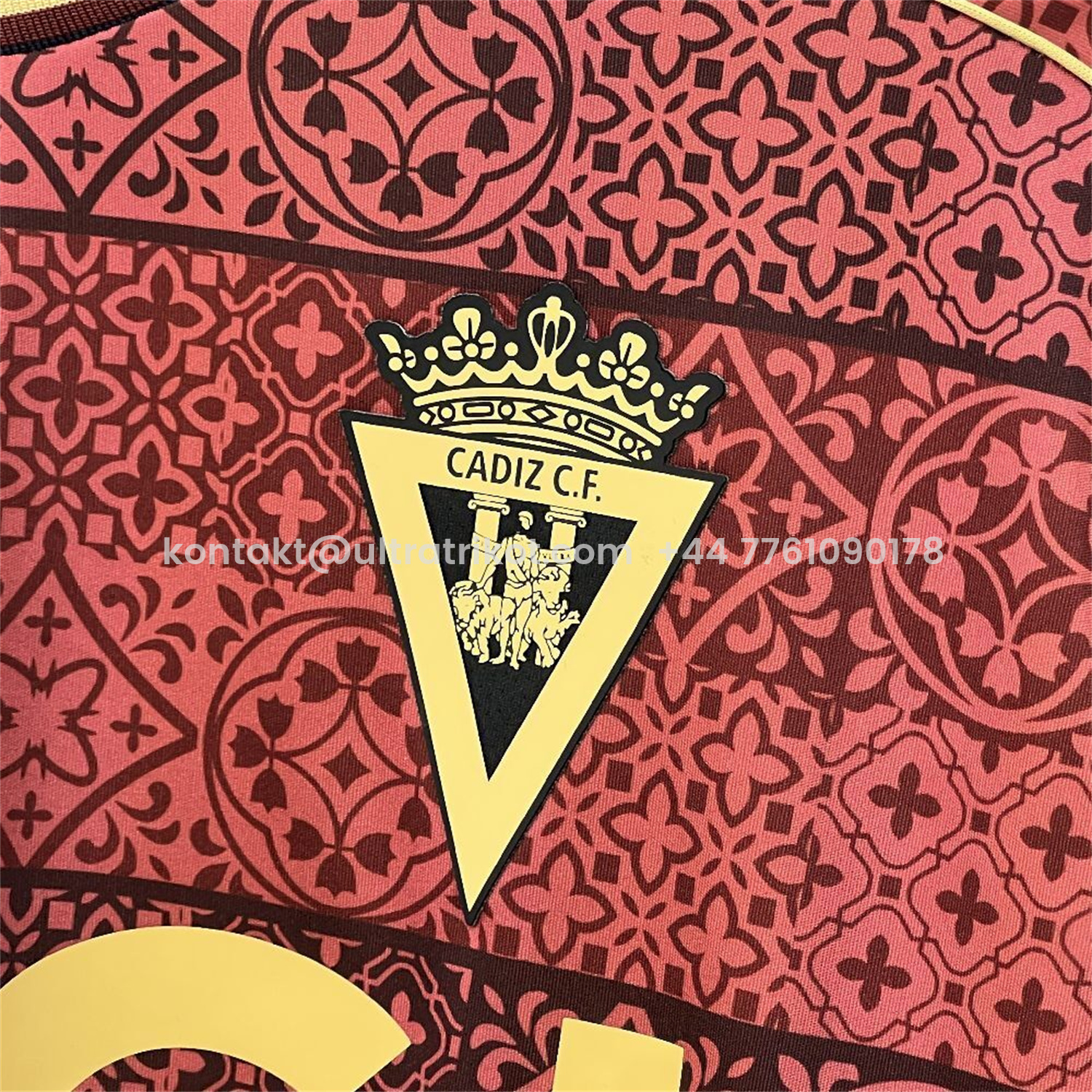 UltraTrikot-Cádiz Cadiz 25-26 Away Red Jersey - Fans Version