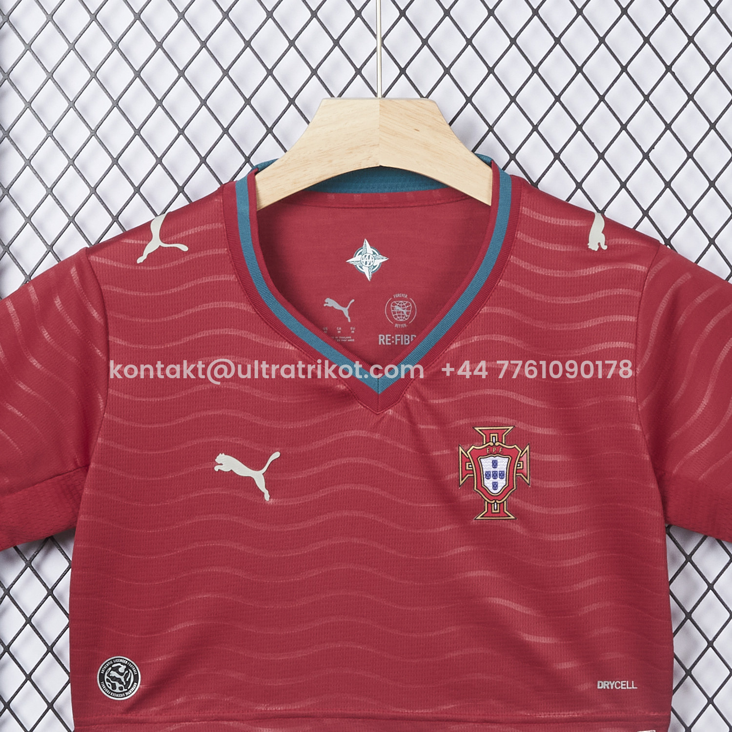 UltraTrikot-Women's Portugal 2026 Home Cropped Jersey