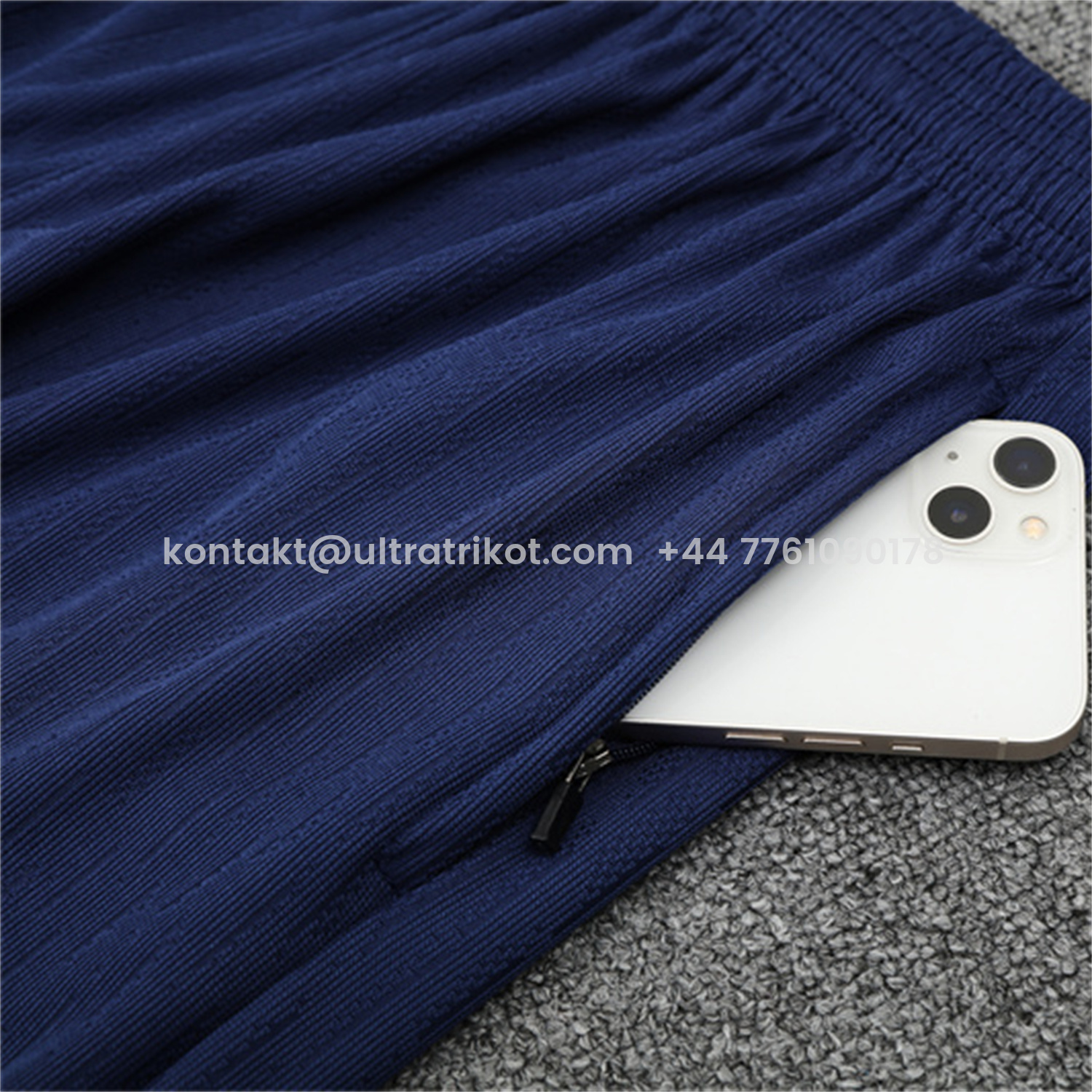 UltraTrikot-Barcelona 25-26 Kids Long Sleeve Training Set - Purple Top & Deep Blue Pants