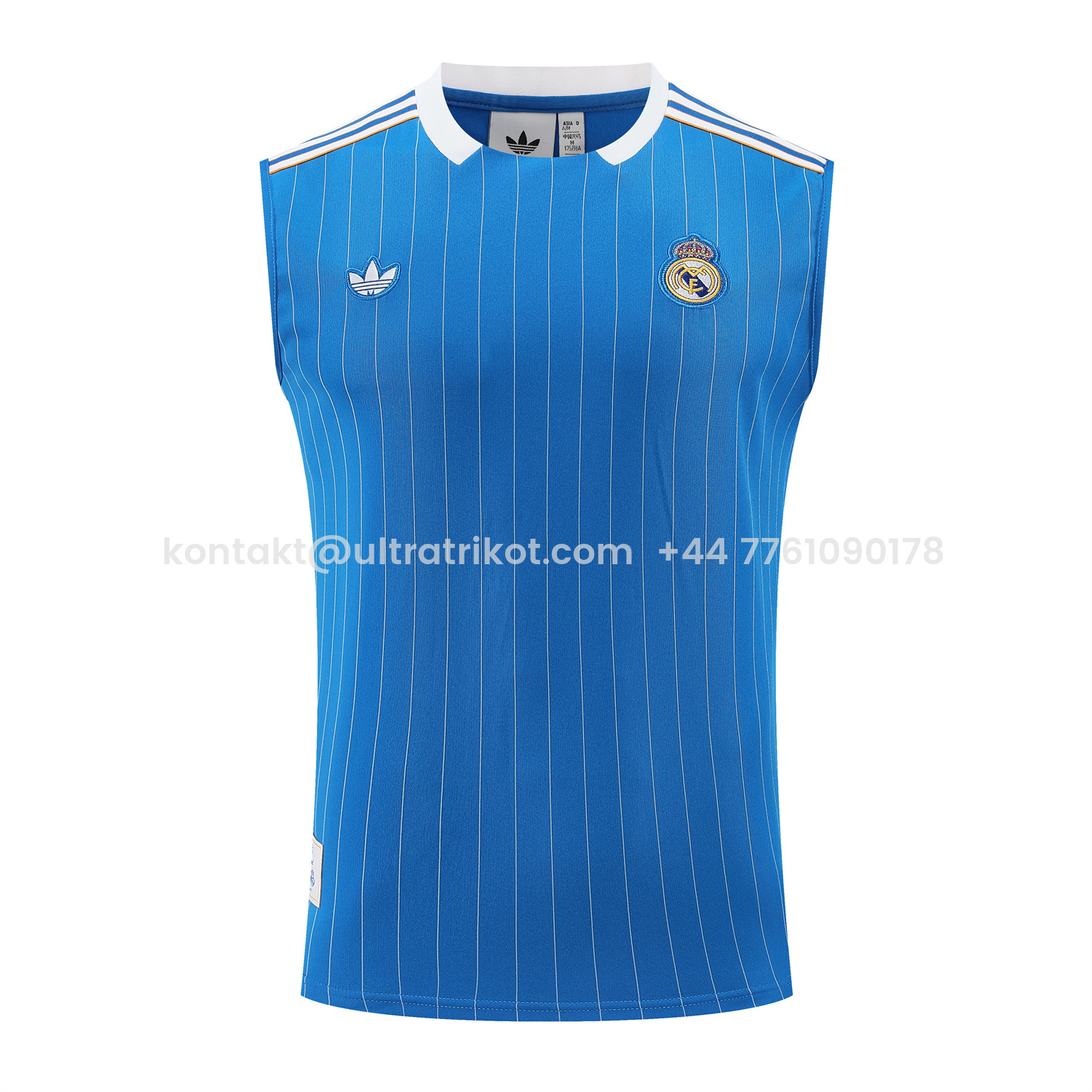 UltraTrikot-Real Madrid 25-26 Vest Training Set - Blue Vest & Blue Shorts