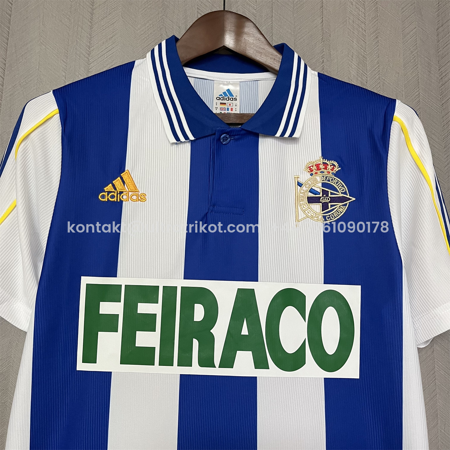 UltraTrikot-Retro Deportivo de La Coruña 1999-00 Home Jersey