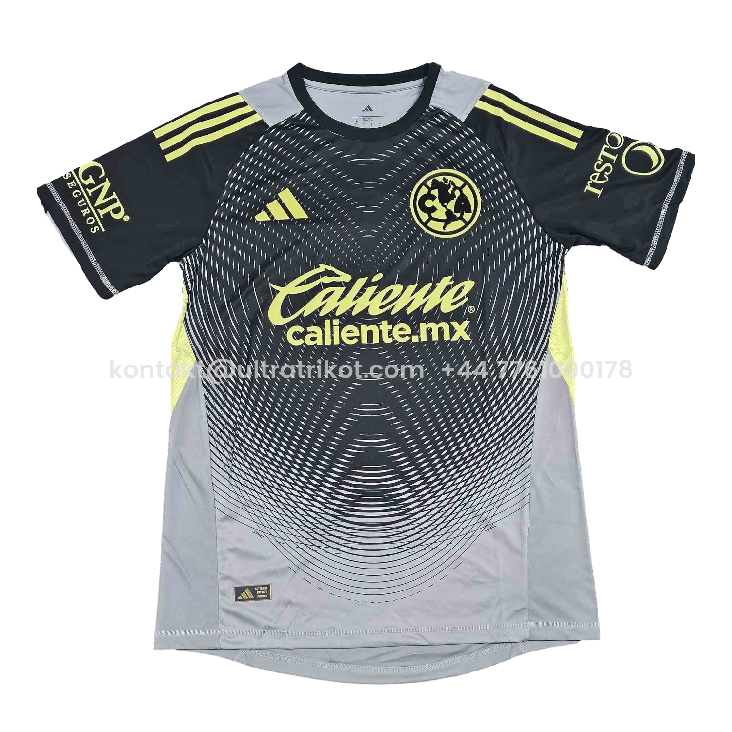 UltraTrikot-Club América 25-26 Goalkeeper Black Jersey - Fans Version