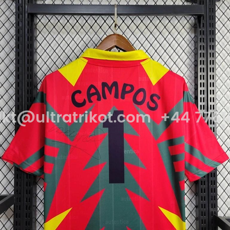 UltraTrikot-Retro Mexico 1998 World Cup Goalkeeper Red Jersey