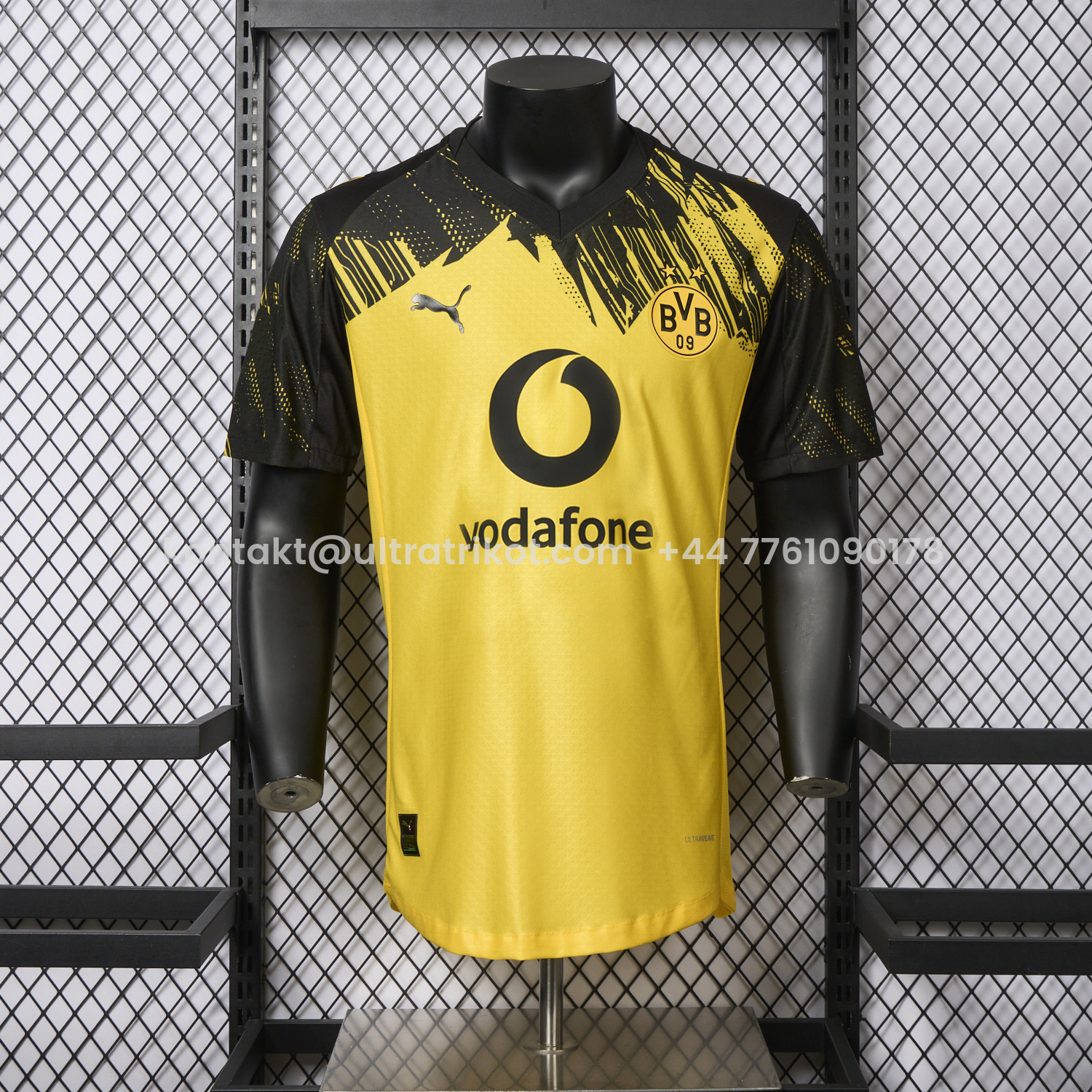 UltraTrikot-Dortmund 25-26 Home Jersey With Chest Sponsor - Player Version
