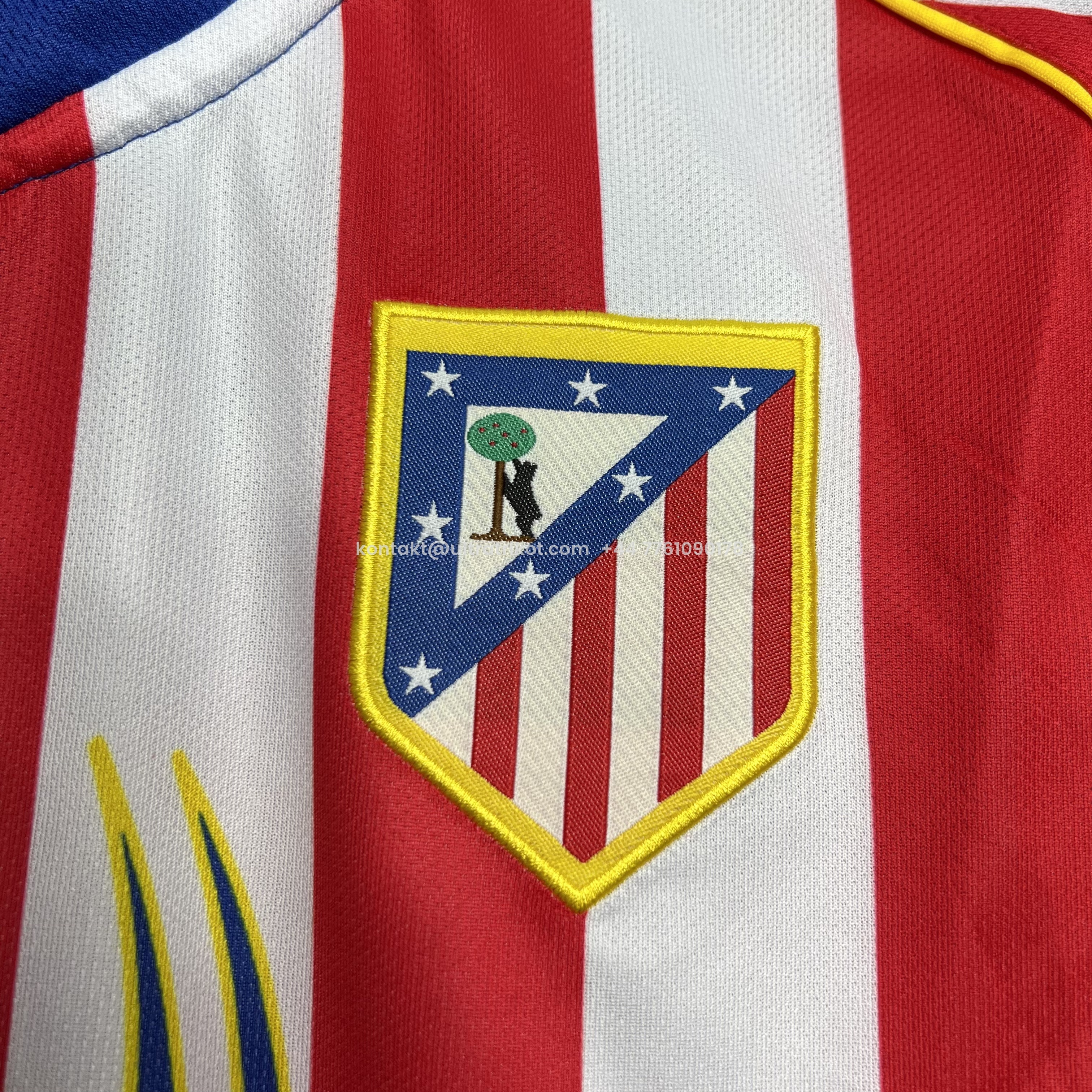 UltraTrikot-Retro Atletico Madrid 2004-05 Home Stadium Jersey - S.p.i.d.e.r M.a.n