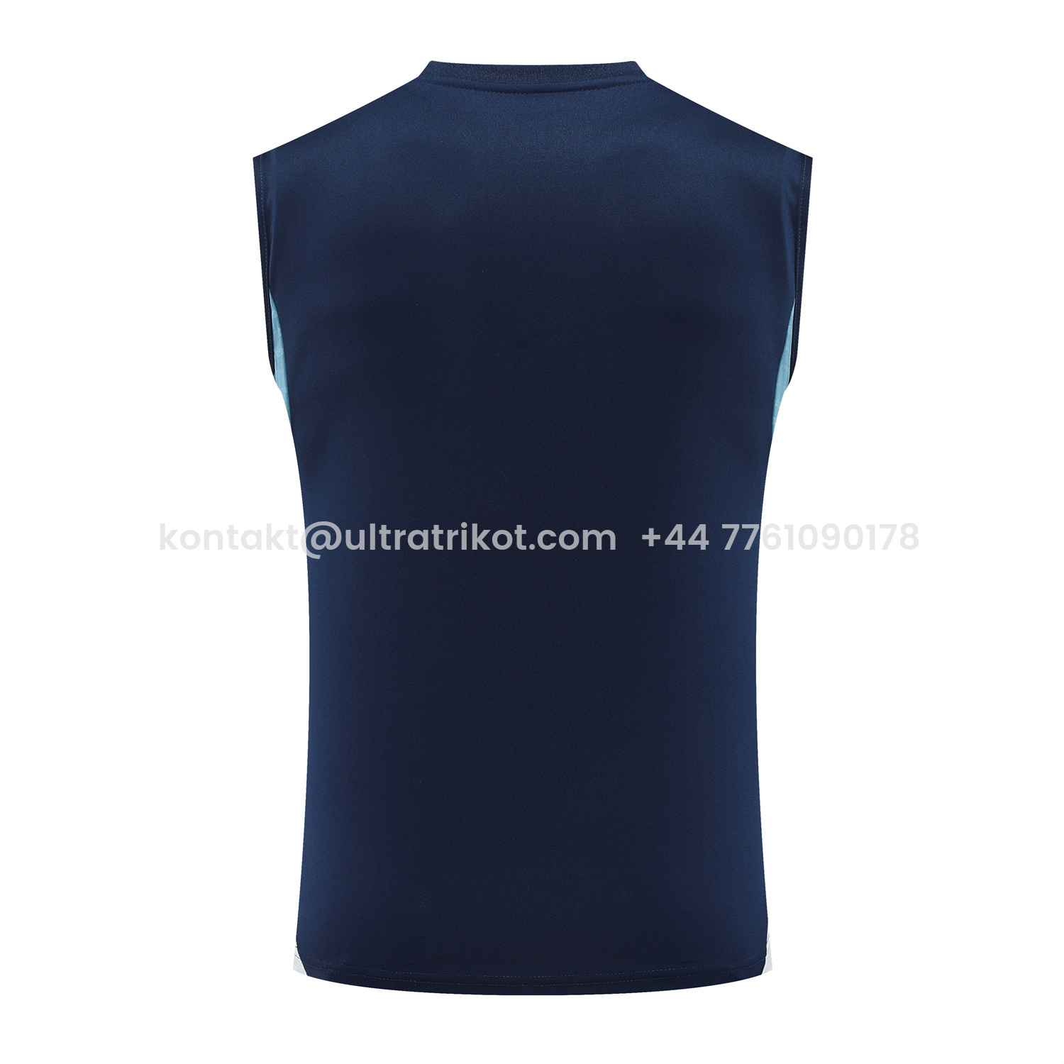 UltraTrikot-Arsenal 25-26 Vest Training Set - Deep Blue Vest and Shorts