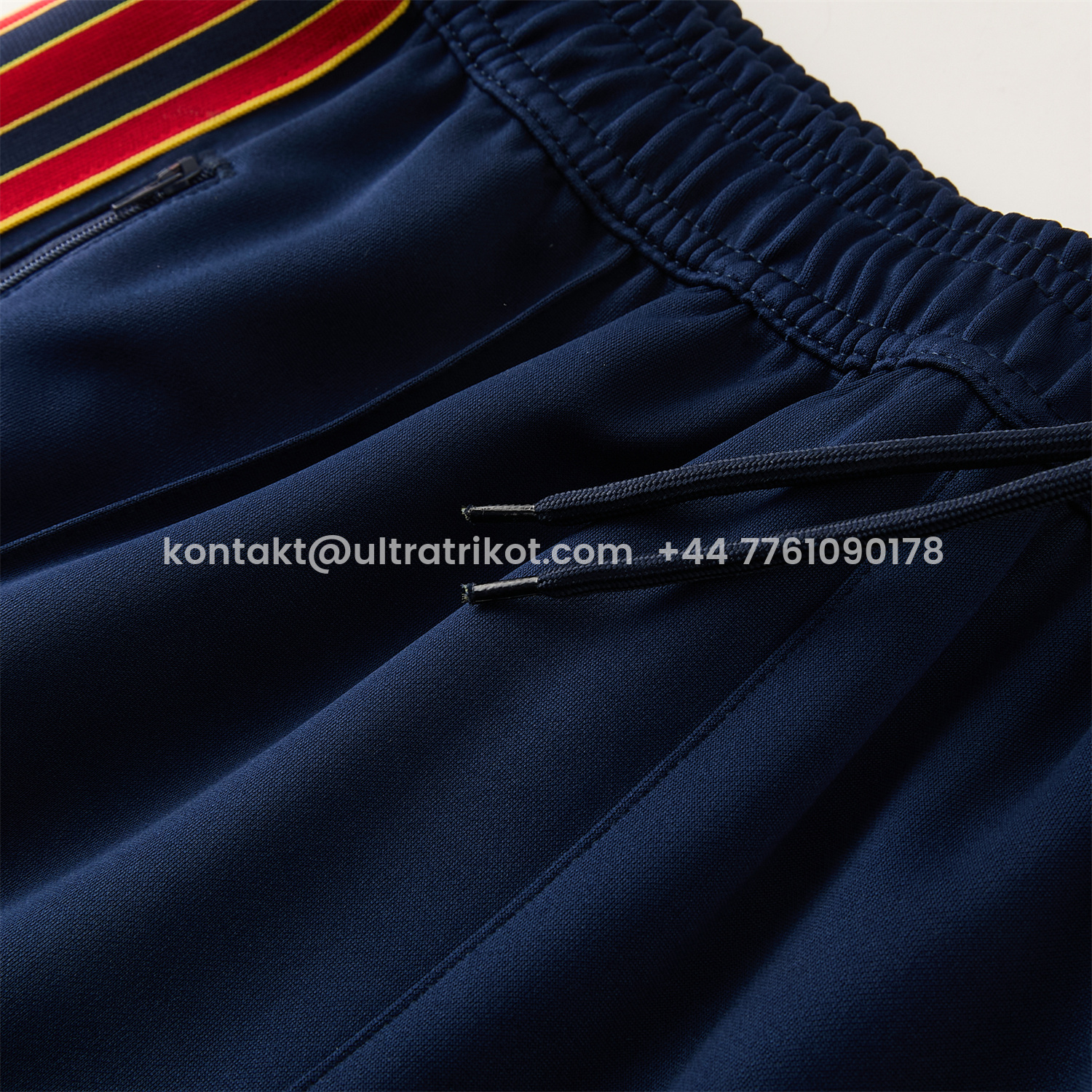 UltraTrikot-AS Roma 25-26 Originals LFSTLR Jacket Training Tracksuit - White Top and Blue Pant