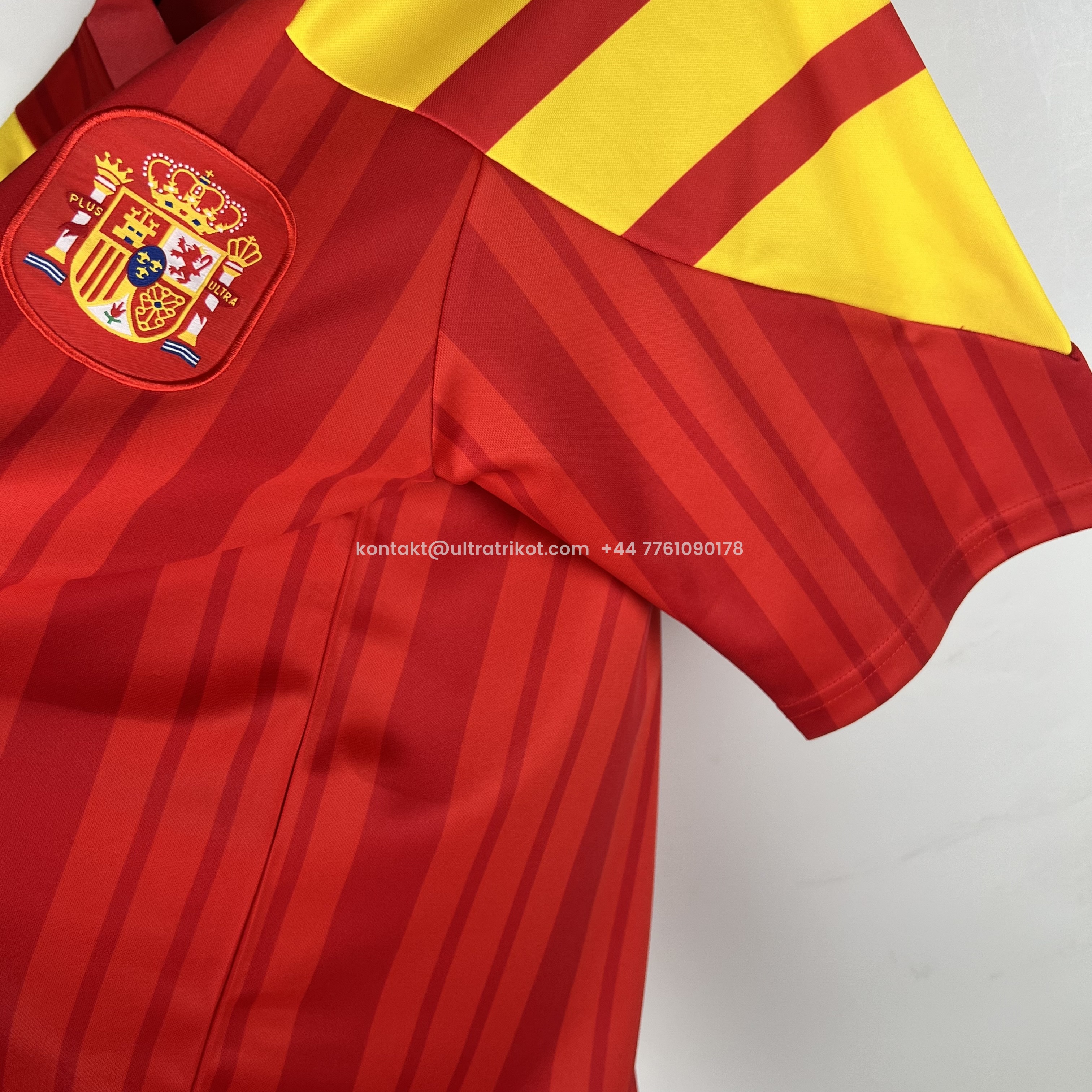 UltraTrikot-Retro Spain 1992 Home Stadium Jersey