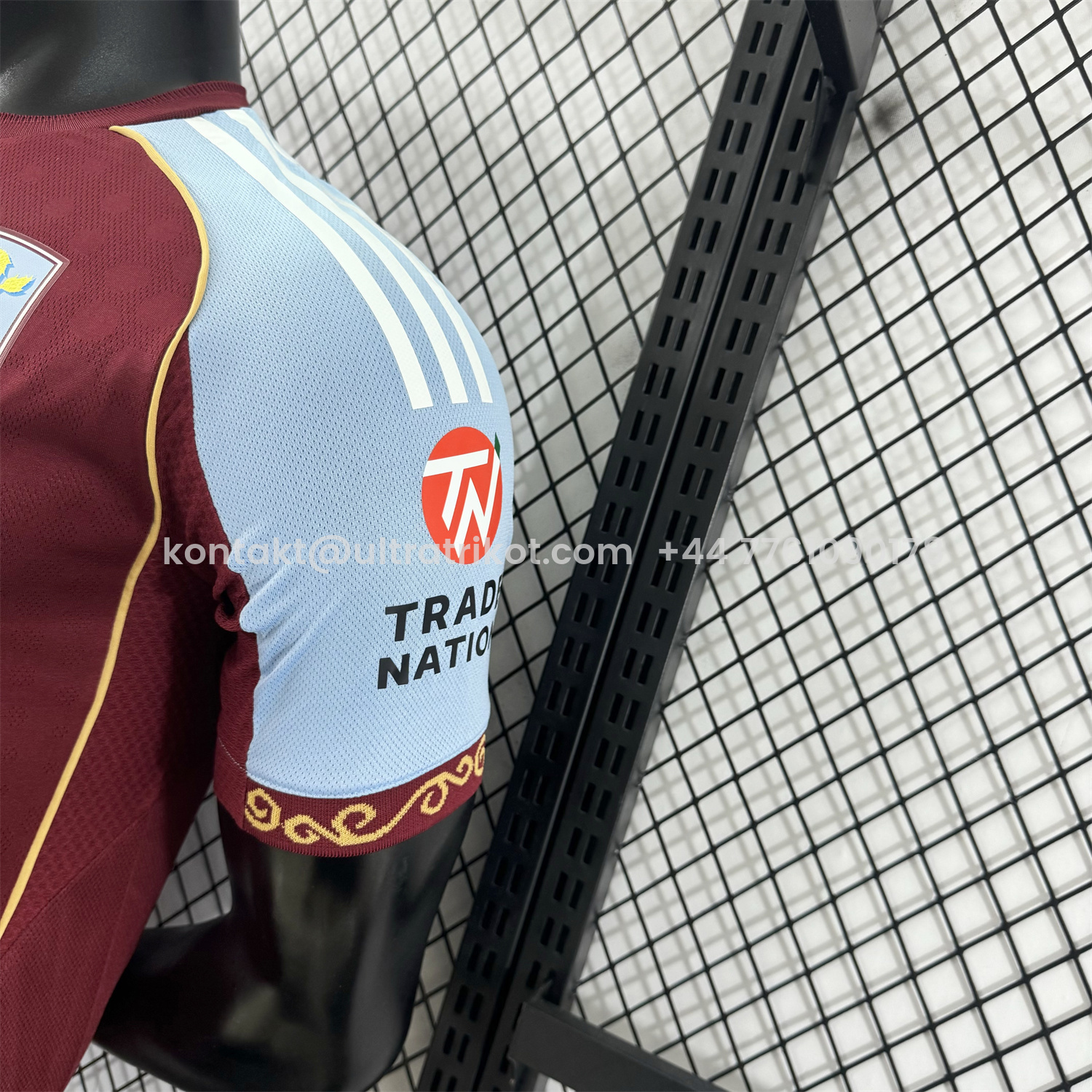 UltraTrikot-Aston Villa 25-26 Home Jersey - Player Version