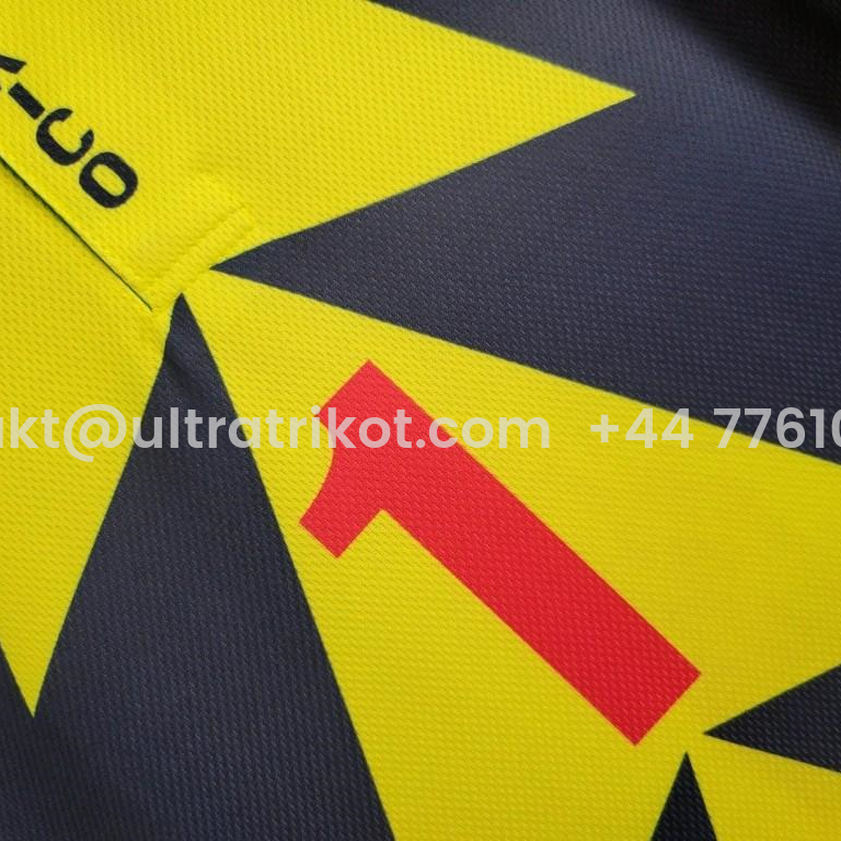UltraTrikot-Retro Mexico 1994 Goalkeeper Red Yellow Jersey