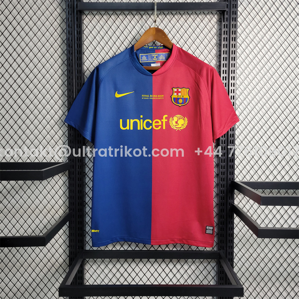 UltraTrikot-Retro Barcelona 08-09 Home Stadium Jersey