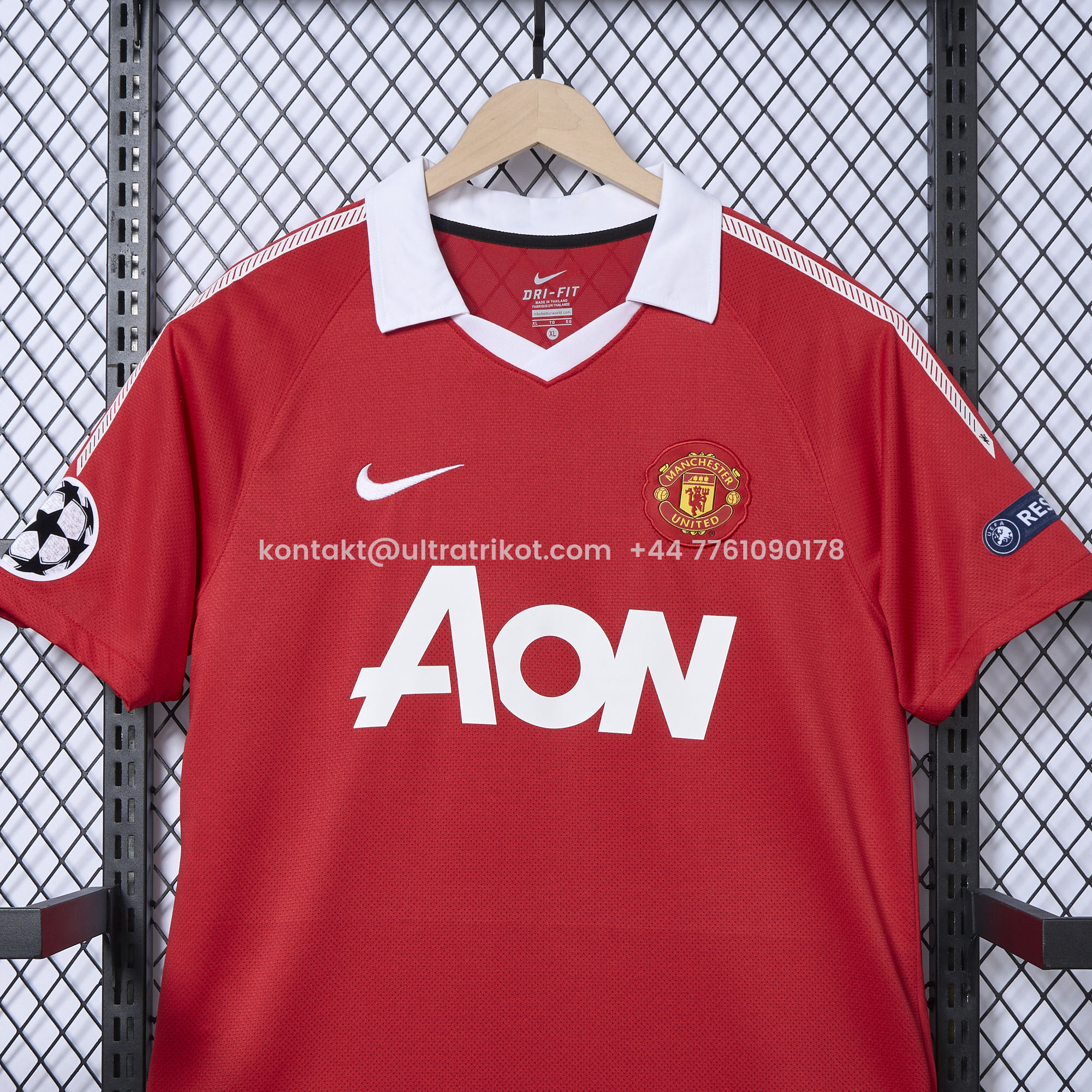 UltraTrikot-Retro Manchester United 10-11 Home Stadium Jersey