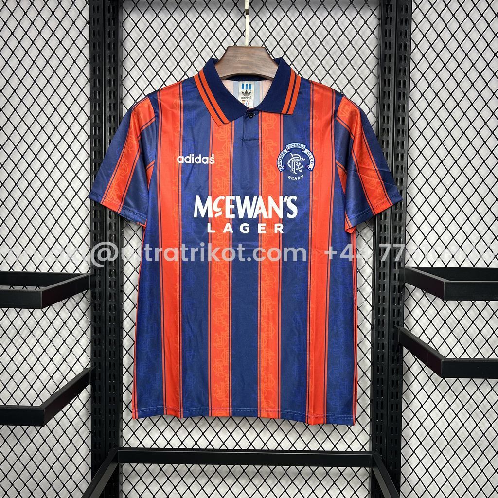 UltraTrikot-Retro Glasgow Rangers 1993-94 Away Stadium Jersey